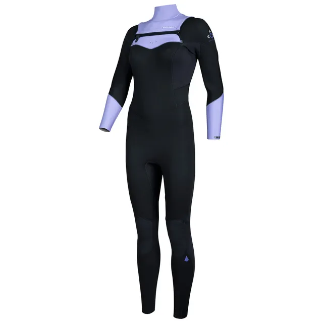 Prolimit Fire Steamer Freezip 3/2 våtdrakt dame svart lavendel
