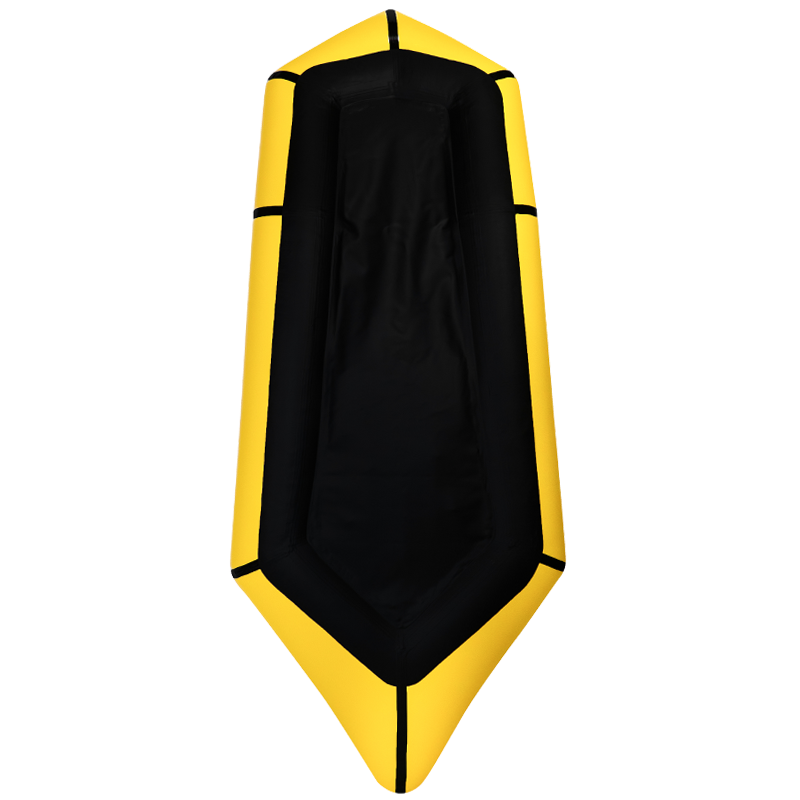 Kokopelli Rogue-Lite packraft gul minimalistisk