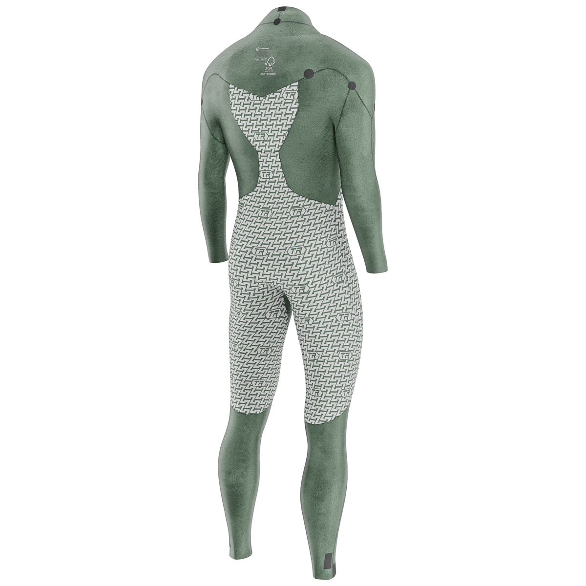 Prolimit Vapor Steamer C-Zip 5/4 våtdrakt svart/blå thermal