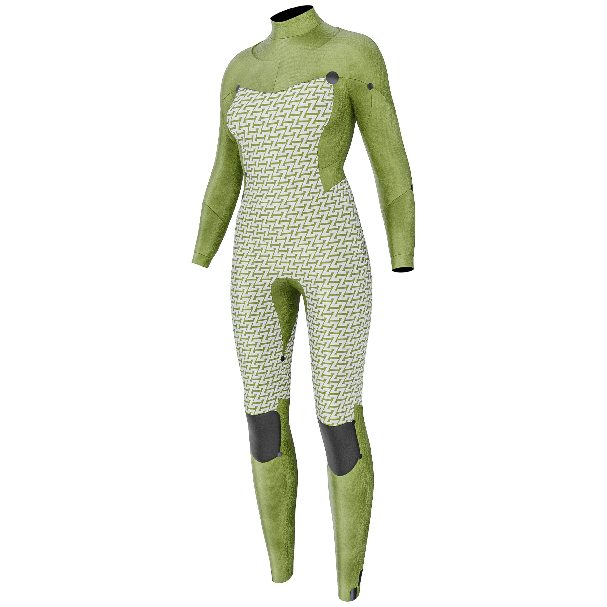 Prolimit Flare Steamer Freezip 4/3 våtdrakt blå dame