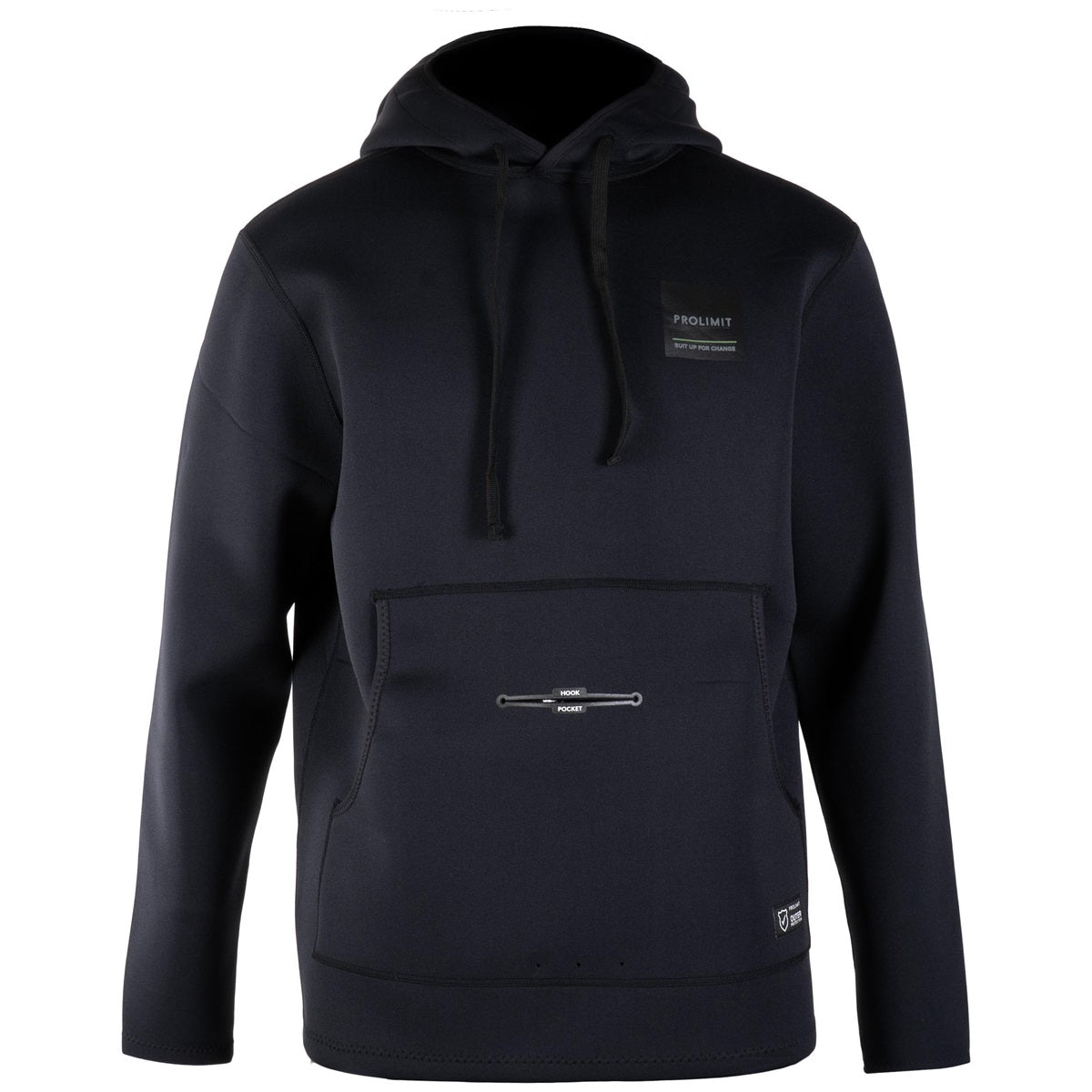 Prolimit Day Neoprene Hoody hettegenser svart S neopren