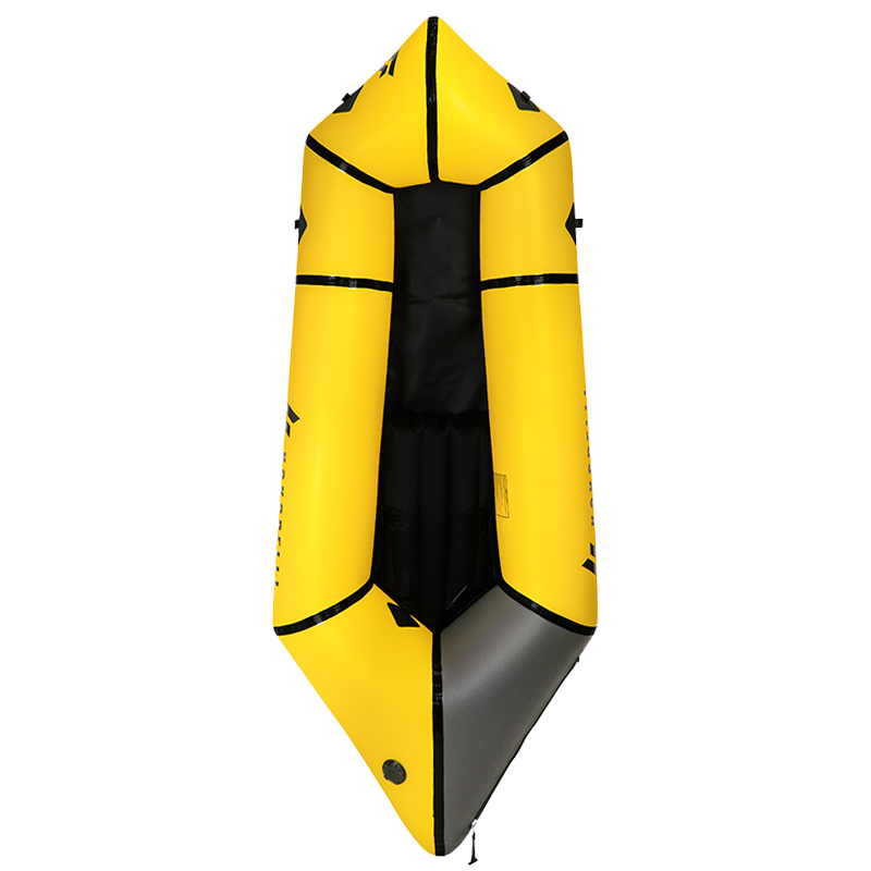Kokopelli Rogue-Lite packraft gul minimalistisk