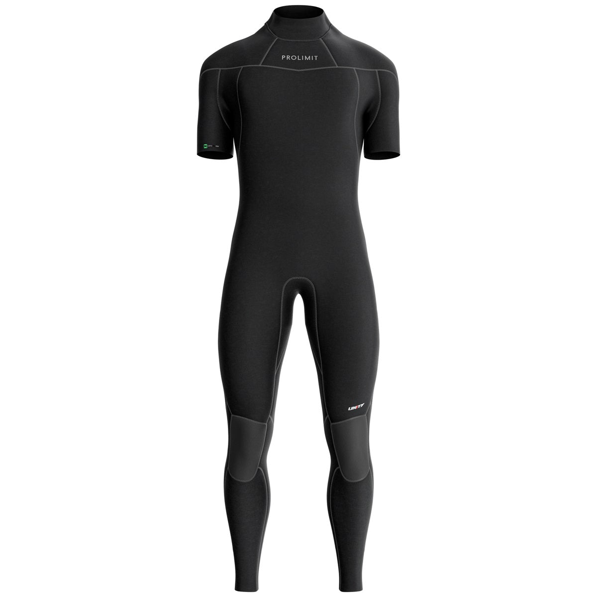 Prolimit Unity Steamer V-Zip 3/2 våtdrakt kortermet svart