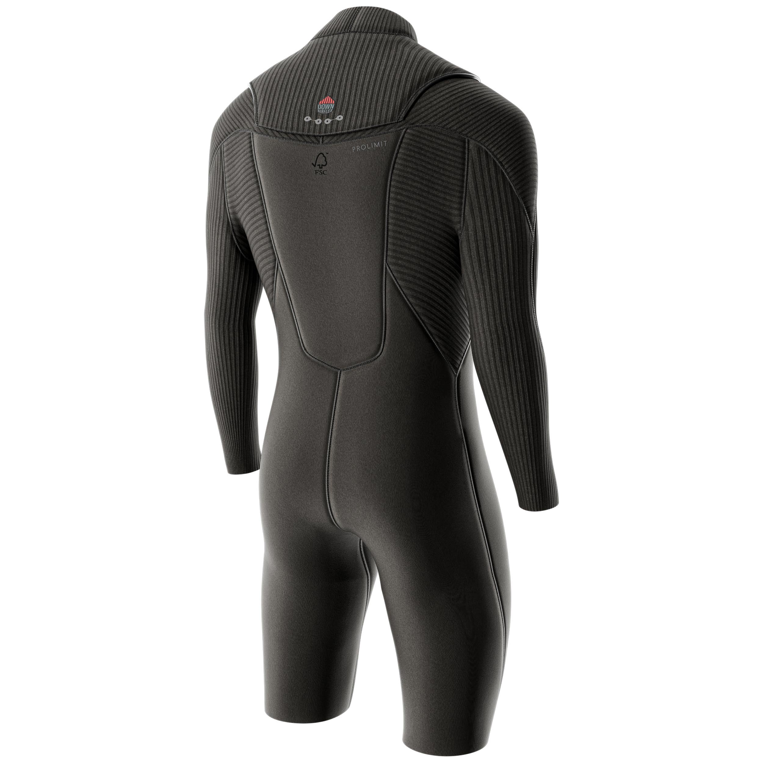 Prolimit Predator Sunset Shorty 3/2 våtdrakt herre frontzip