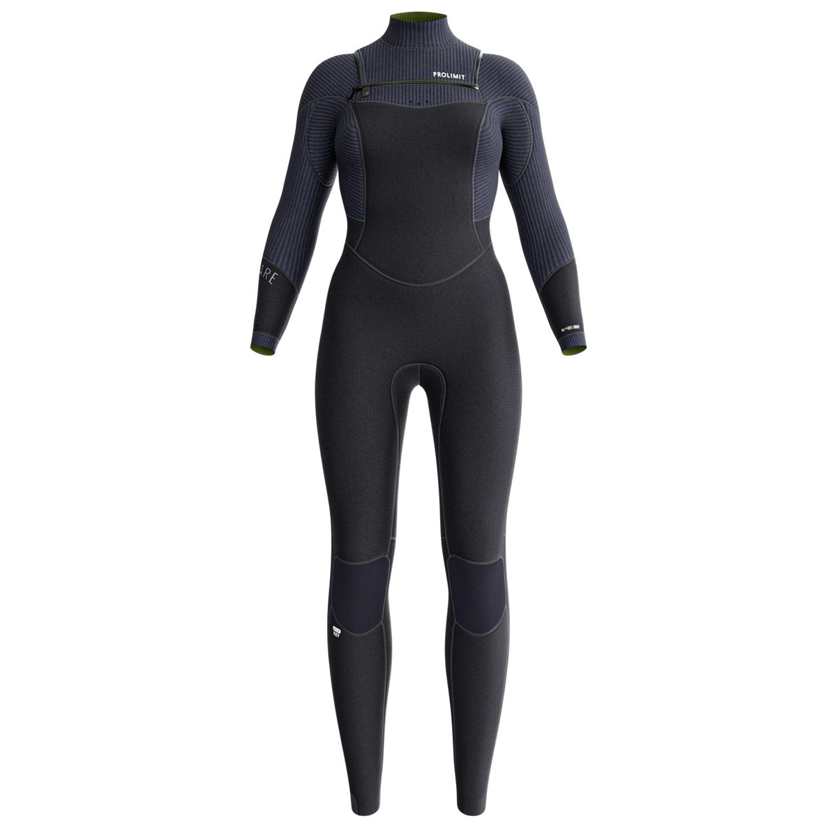 Prolimit Flare Freezip 3/2 våtdrakt dame svart