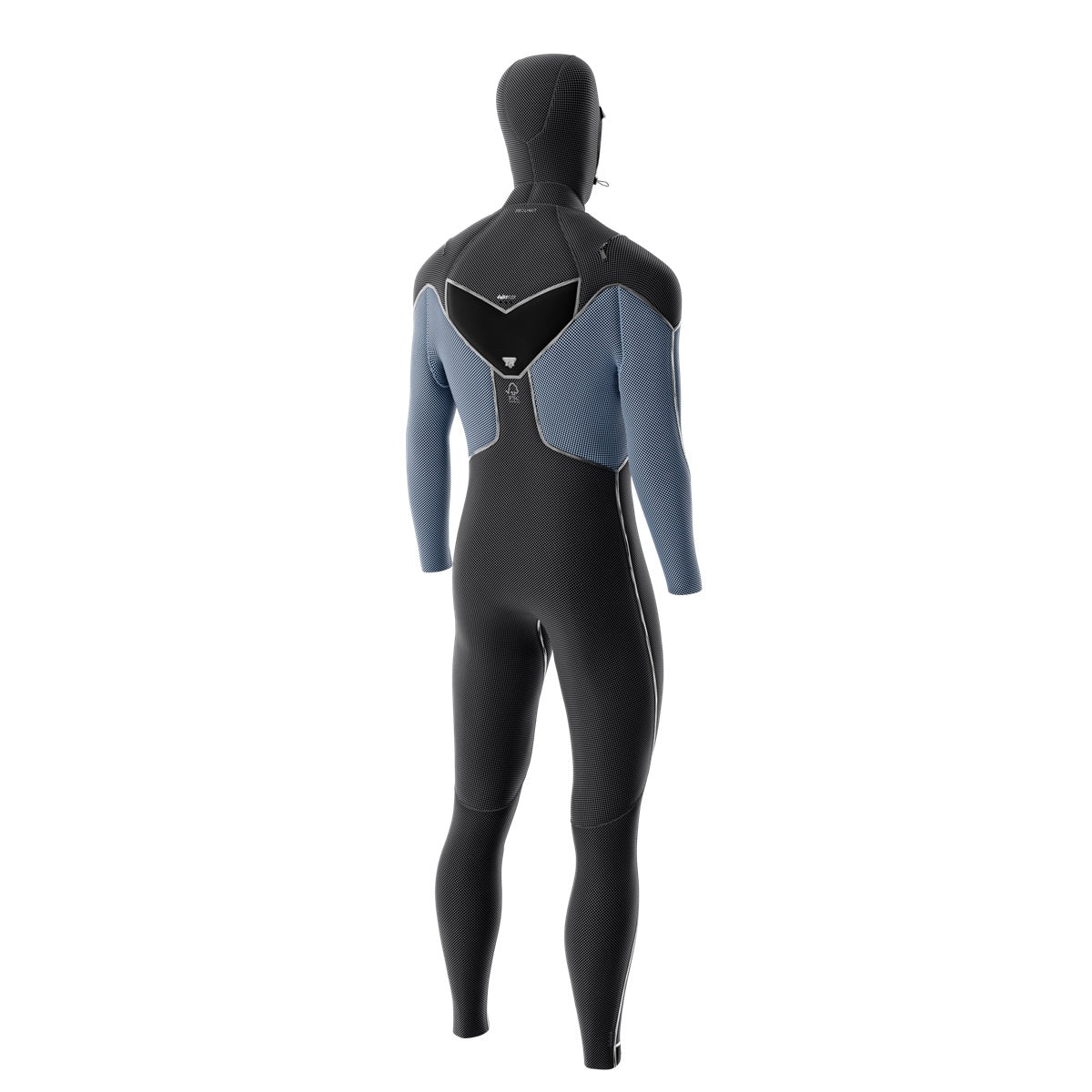 Prolimit Vapor Steamer C-Zip våtdrakt 6/4 hette svart/blå