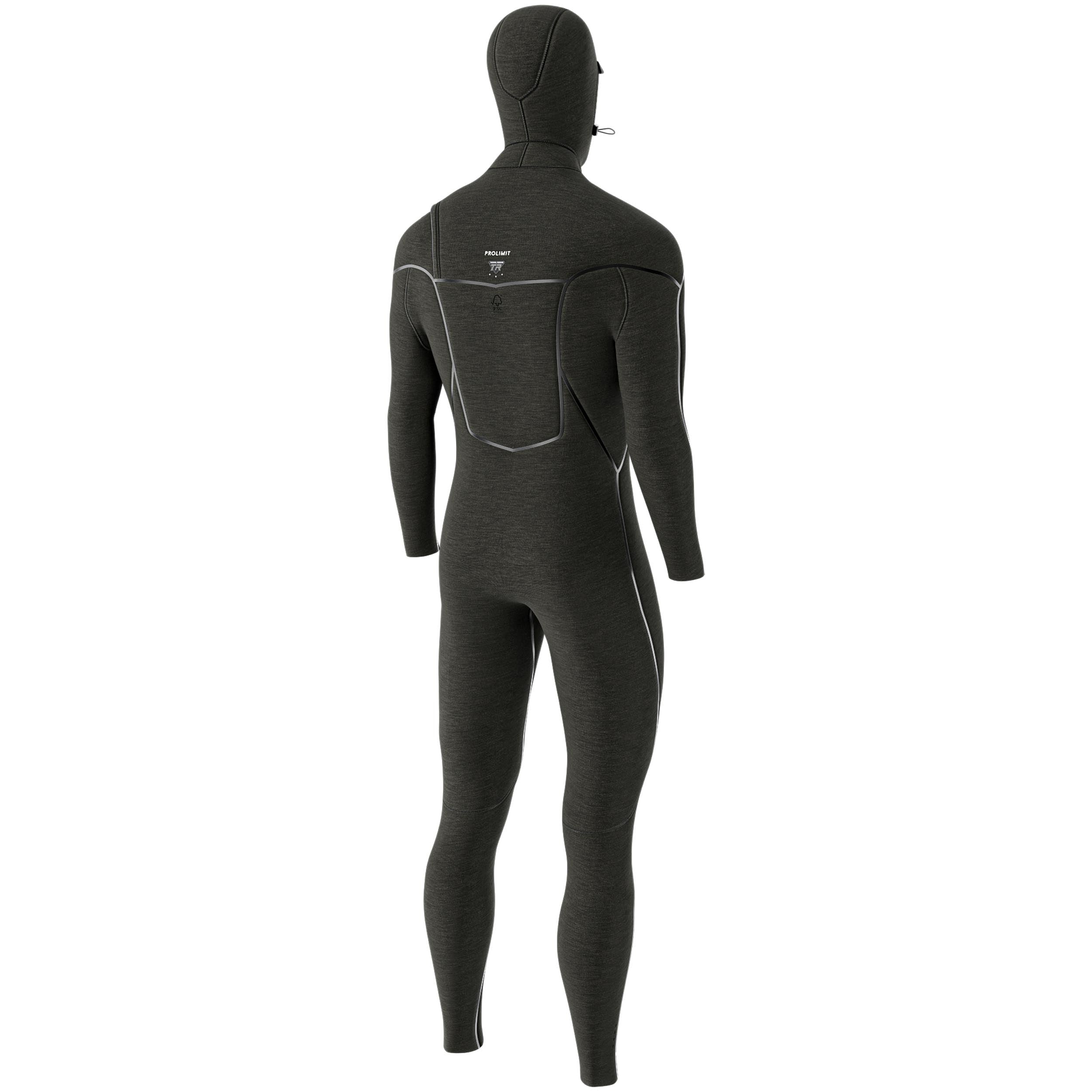 Prolimit Mercury Free-X 6/4 hettevåtdrakt svart Thermal