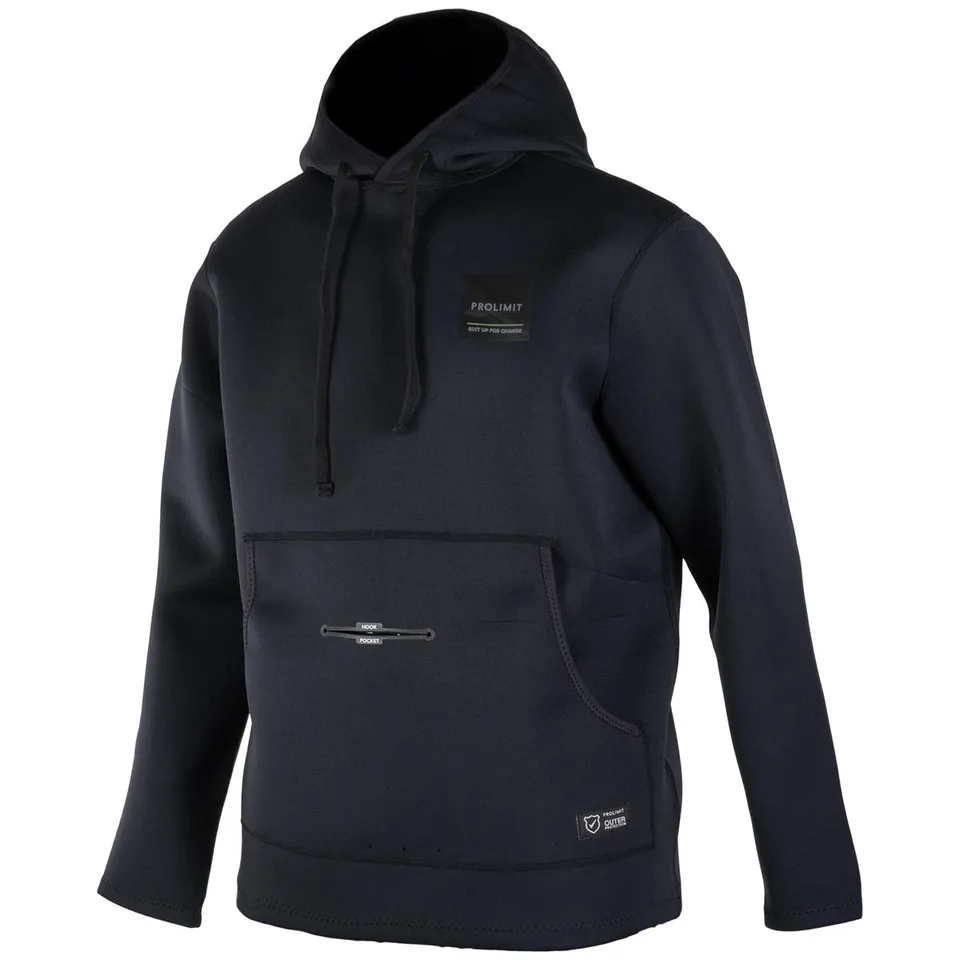 Prolimit Day Neoprene Hoody hettegenser svart S neopren
