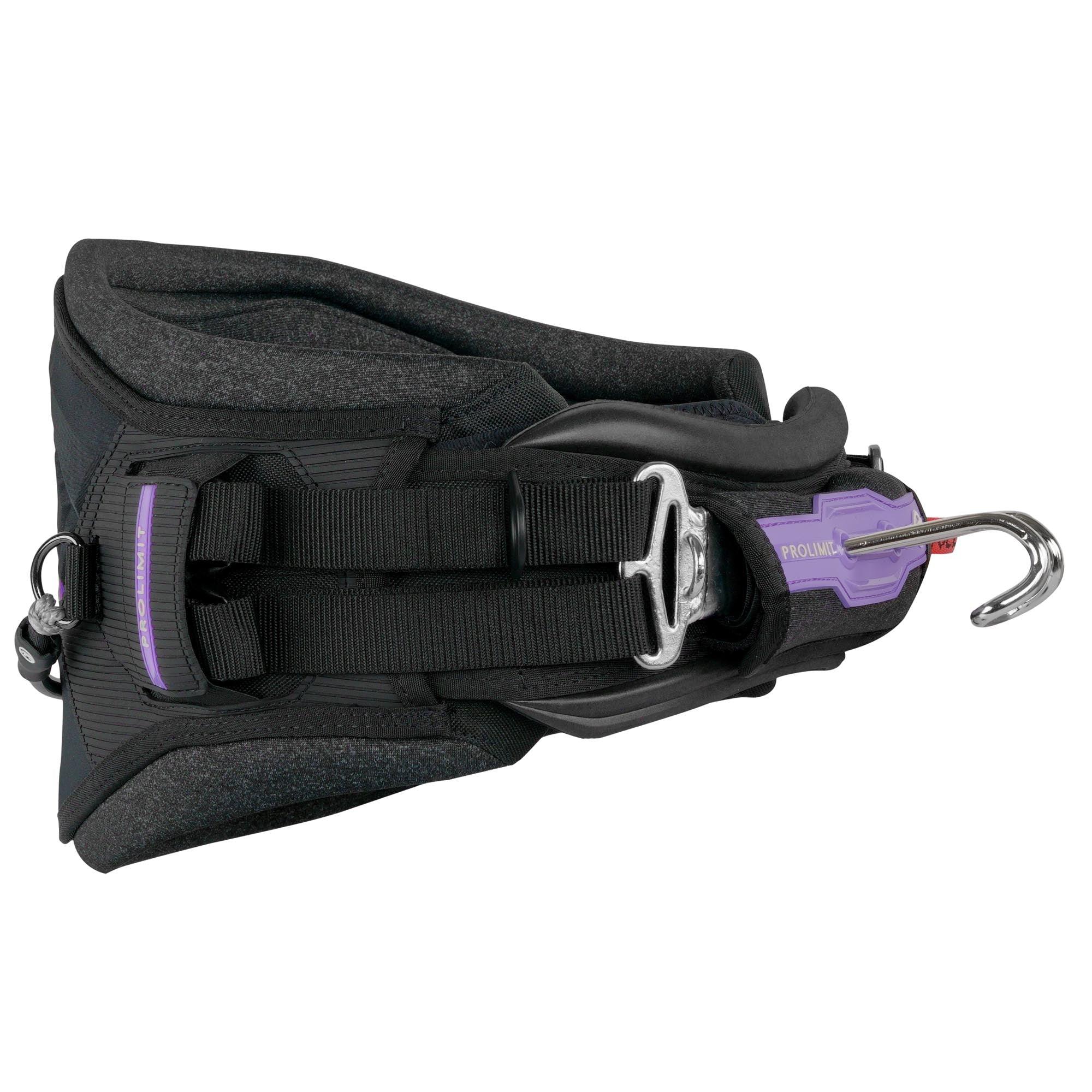 Prolimit Edge trapes dame Black/Purple midje myk kant