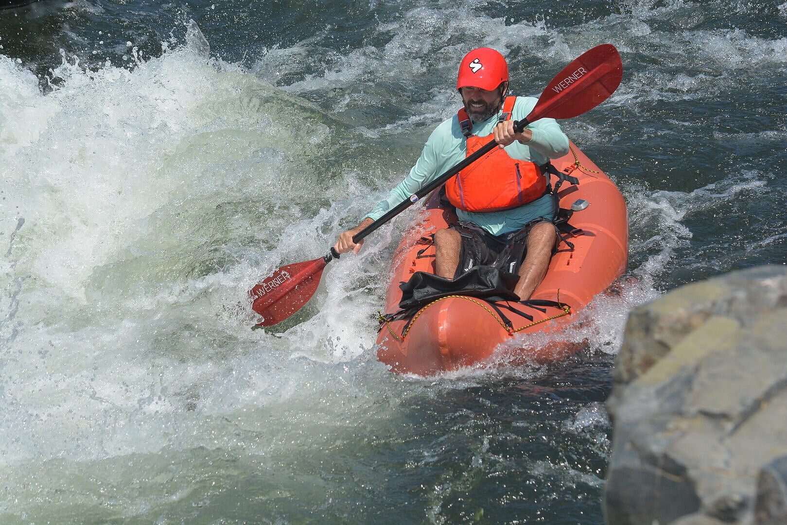 Kokopelli Rodeo Self-Bailing packraft PVC 1-person klasse V