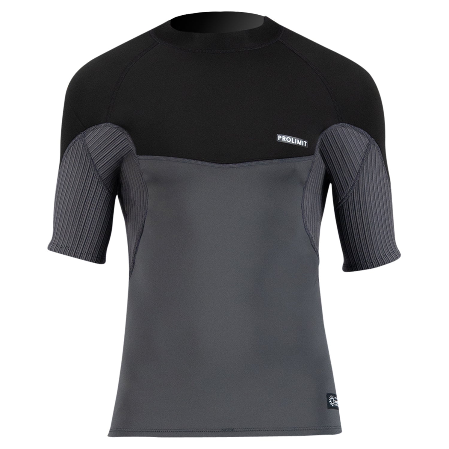 Prolimit Predator Shortarm 2mm neoprentopp svart/grå
