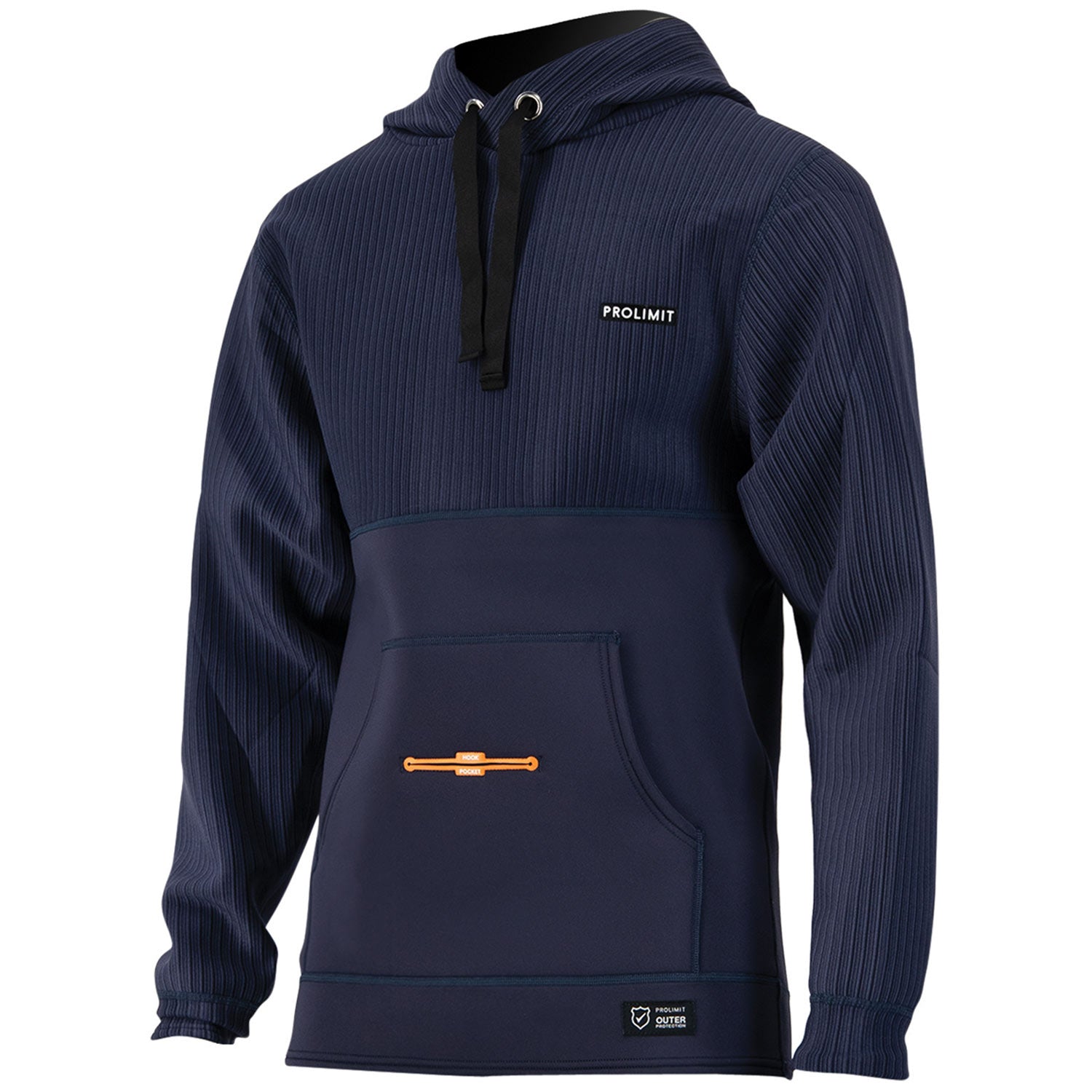Prolimit Predator Loosefit neoprenhettegenser svart