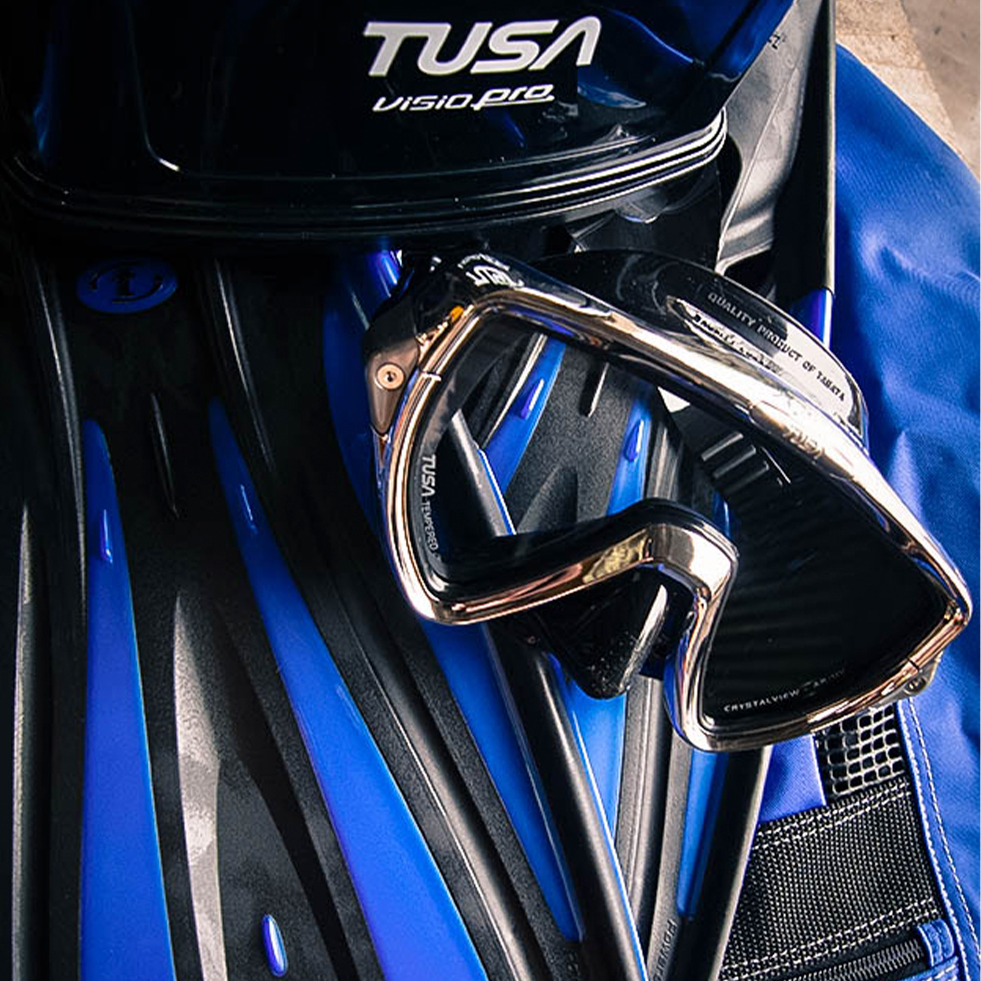 TUSA Visio Pro M-110SQB-CR dykkemaske