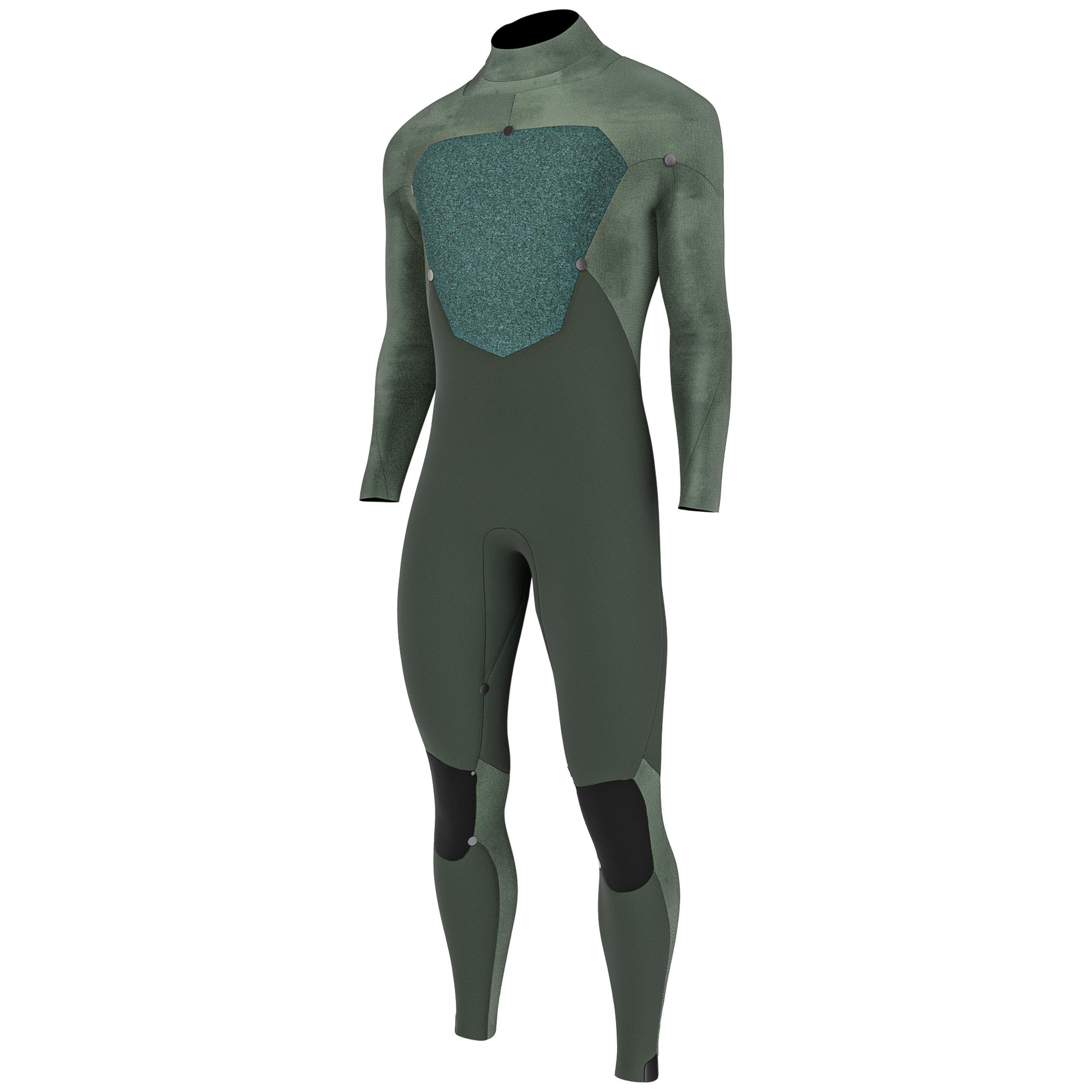 Prolimit Fusion Steamer V-Zip 5/4 våtdrakt svart vinter