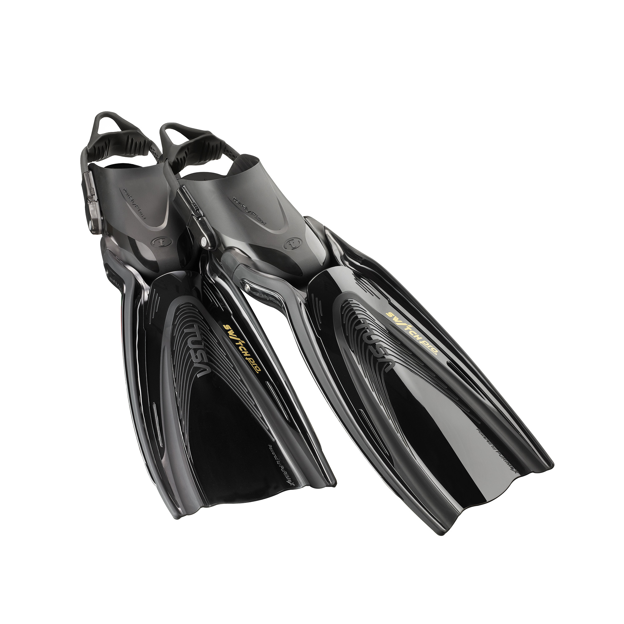 TUSA HyFlex Switch Pro svømmeføtter stive