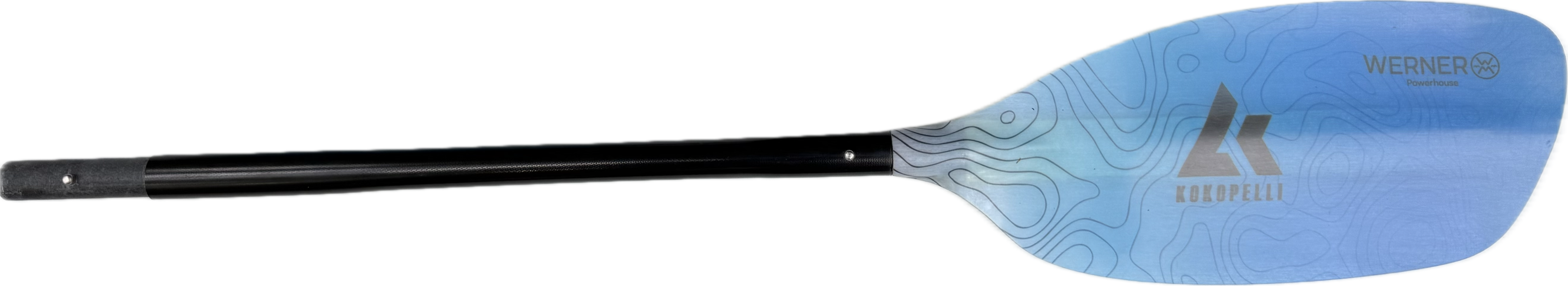Werner Kokopelli Powerhouse padleåre 4-delt Soca Blue