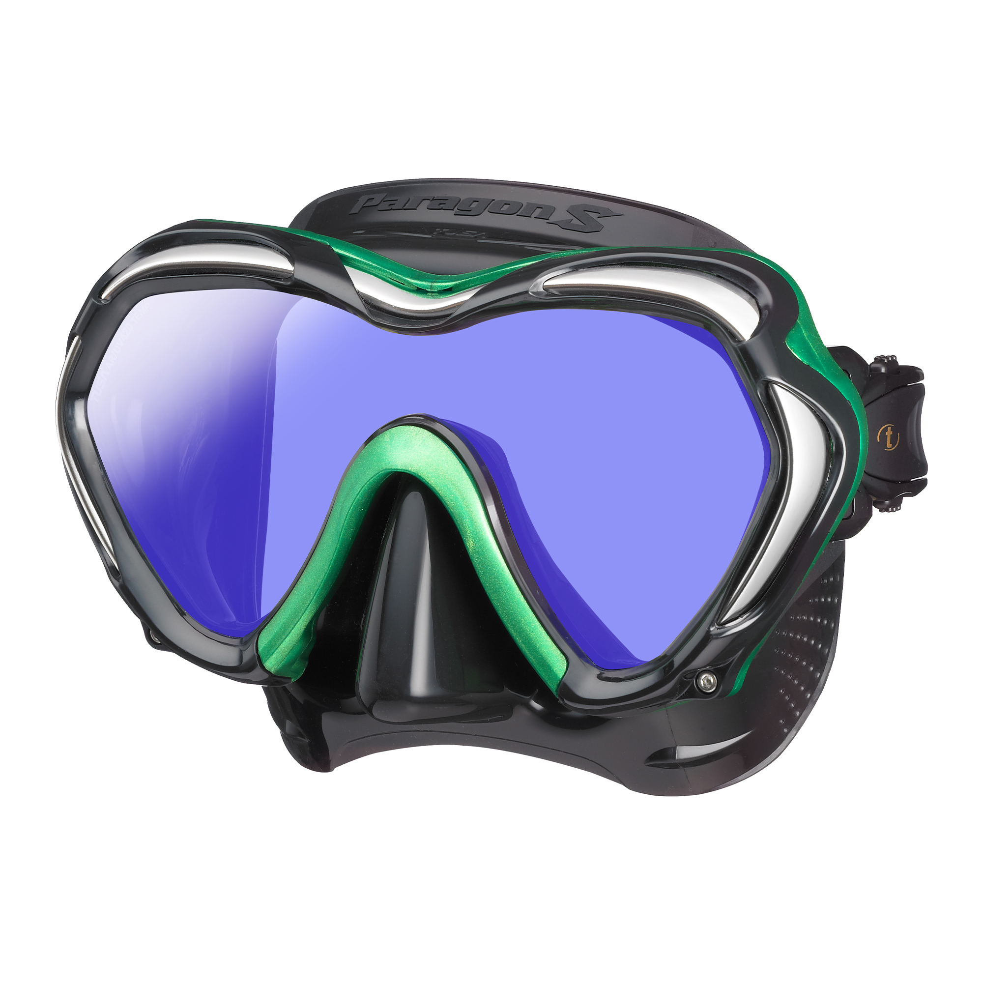 TUSA Paragon S dykkemaske enkeltglass UV420