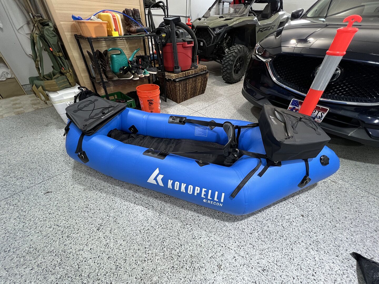 Kokopelli Recon Self-Bailing packraft RED ROCK kraftig