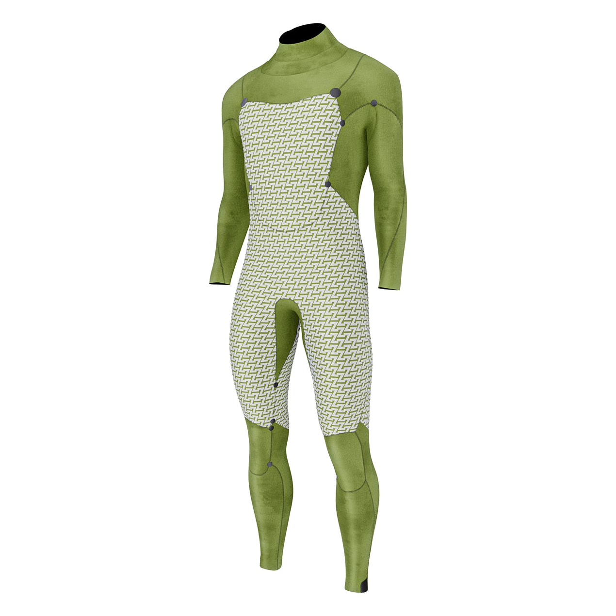 Prolimit Predator Freezip våtdrakt 5/4 svart 50/M