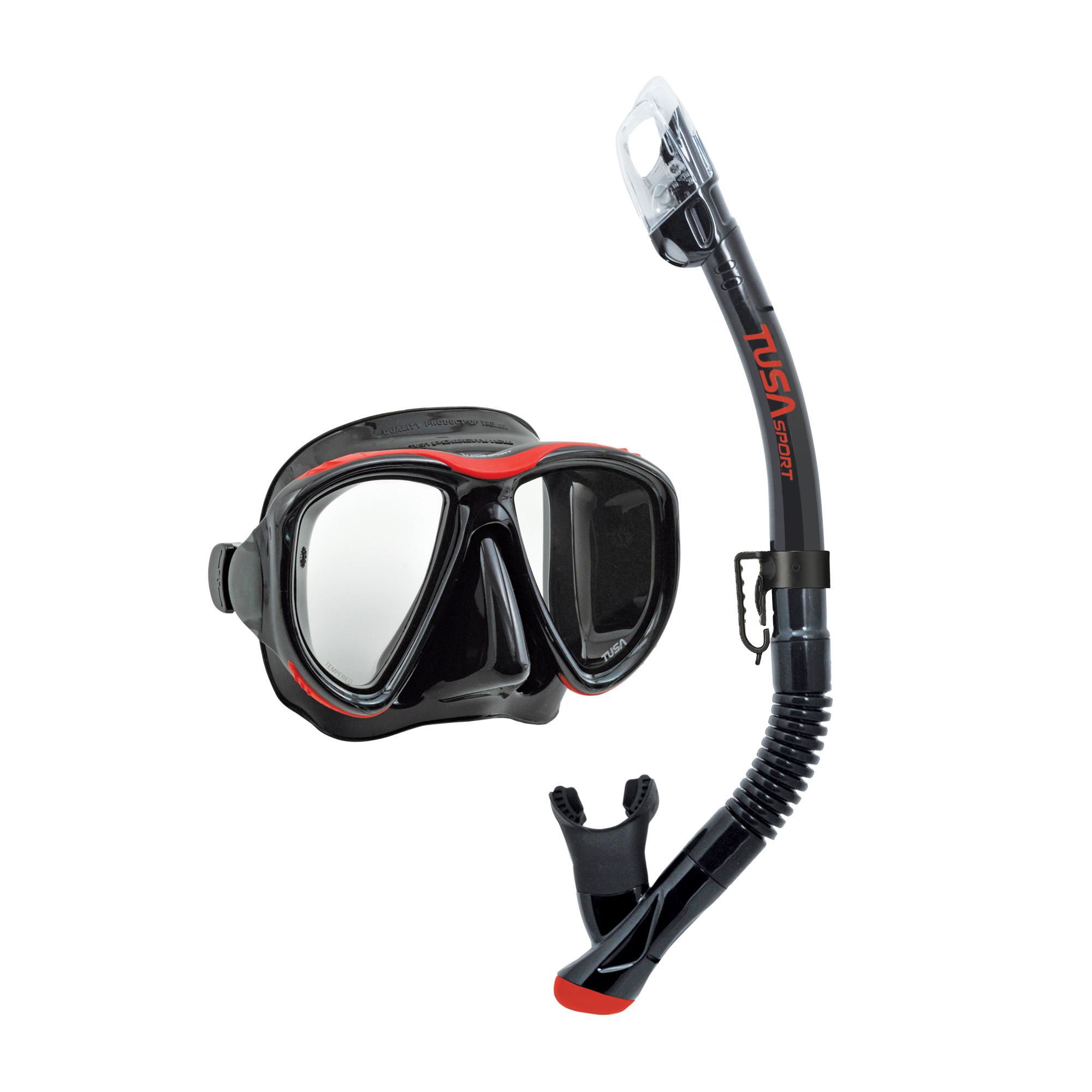 TUSA Powerview snorkelsett voksen maske tørrsnorkel