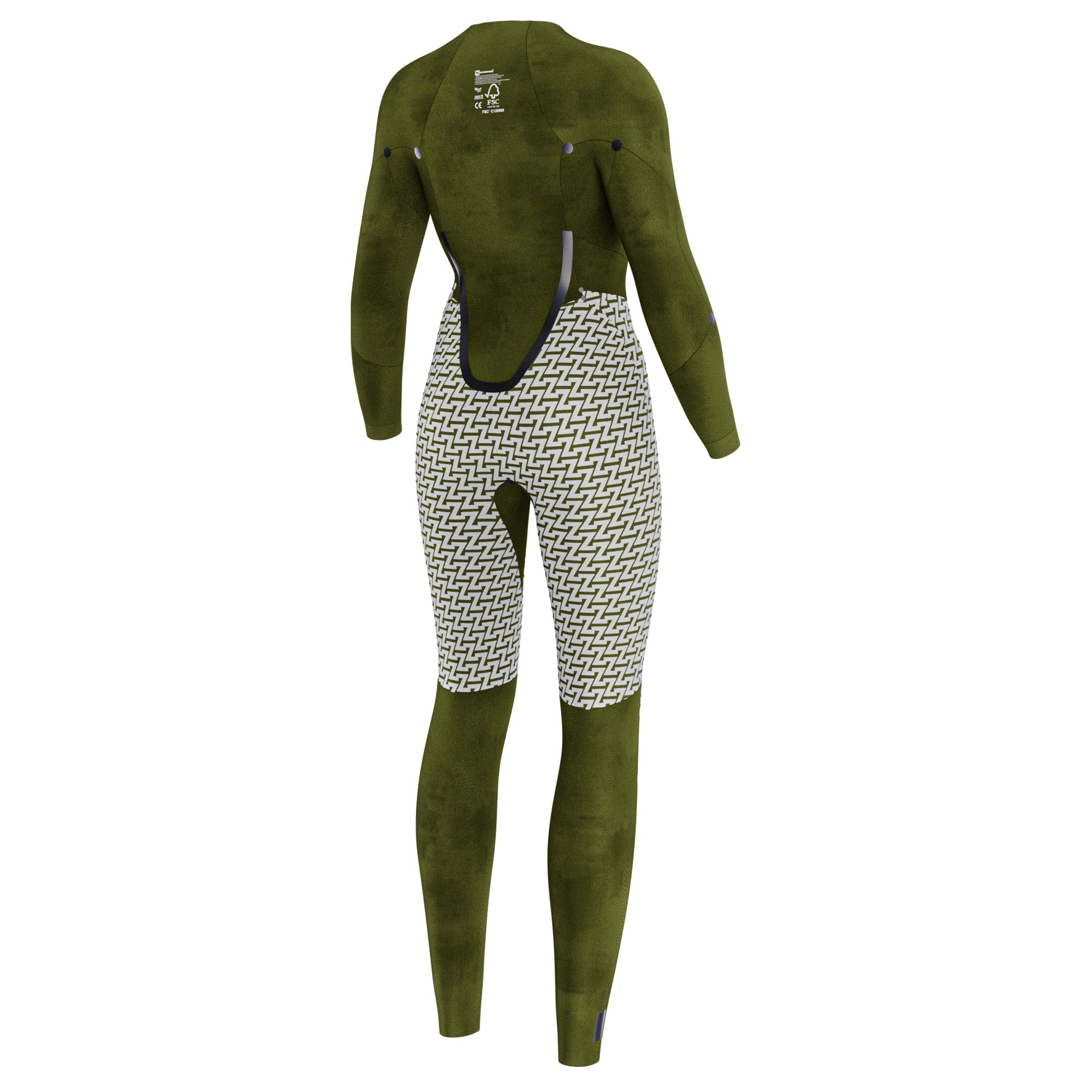 Prolimit Flare Steamer V-Zip 5/4 vaatdrakt dame svart