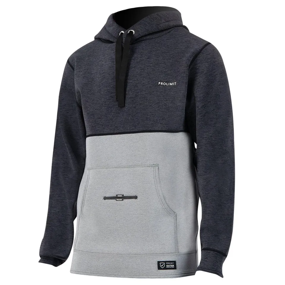 Prolimit Mercury neoprenhoodie Black/Grey med lomme