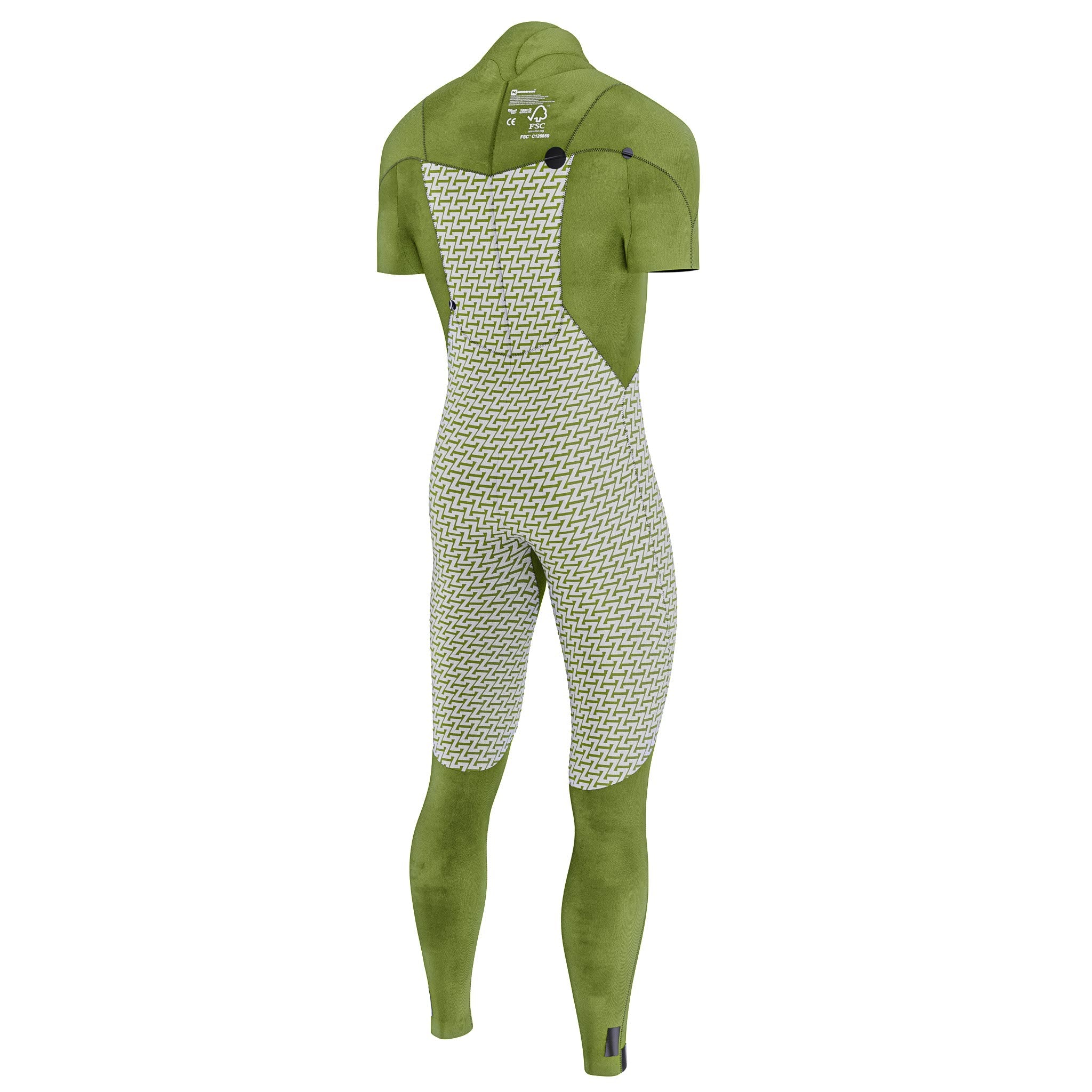 Prolimit Predator Shortarm Freezip 4/3 herrevåtdrakt svart