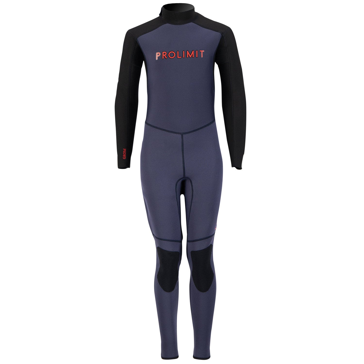 Prolimit Grommet V-Backzip 3/2 våtdrakt barn blå/oransje