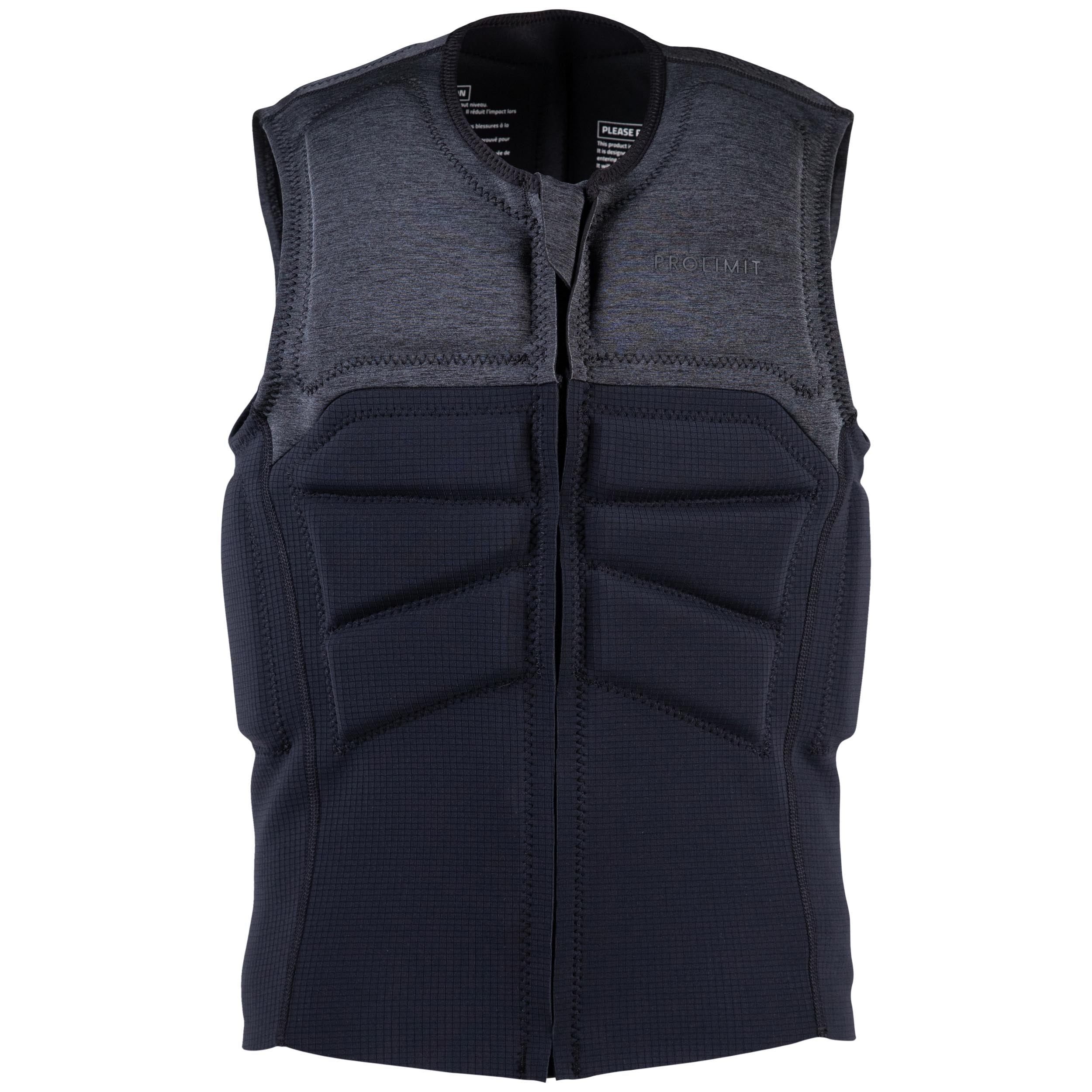 Prolimit Mercury Stretch Vest impactvest svart glidelås