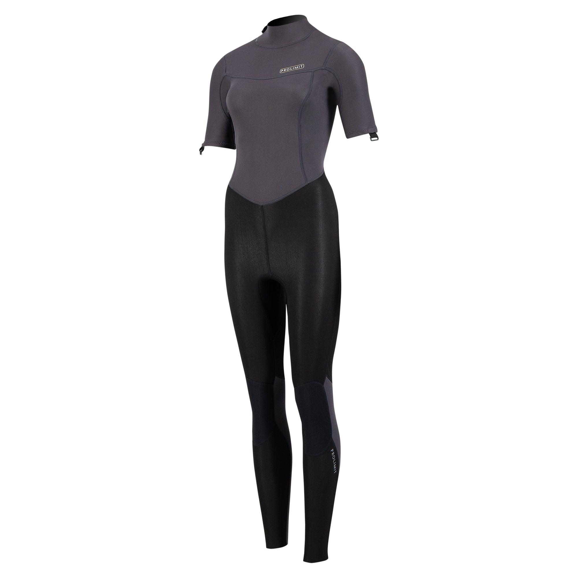Prolimit Edge Steamer V-Backzip 3/2 våtdrakt svart 38/M