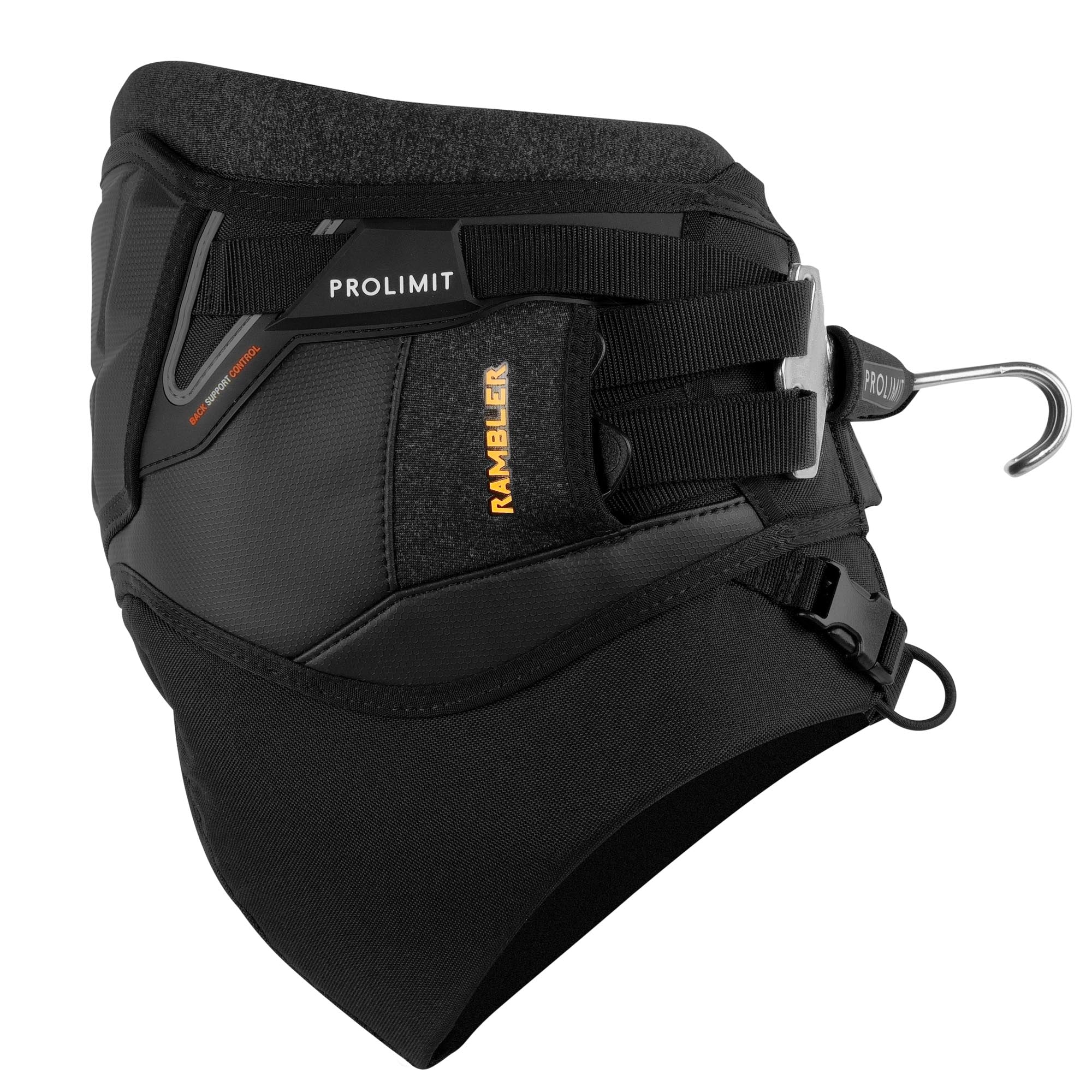 Prolimit Rambler sitsele windsurf svart/oransje