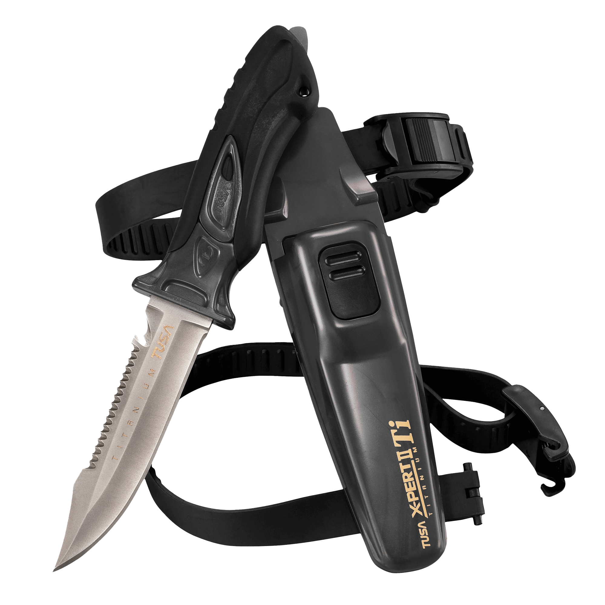 TUSA X-Pert II FK-940ti dykkekniv titan 11 cm