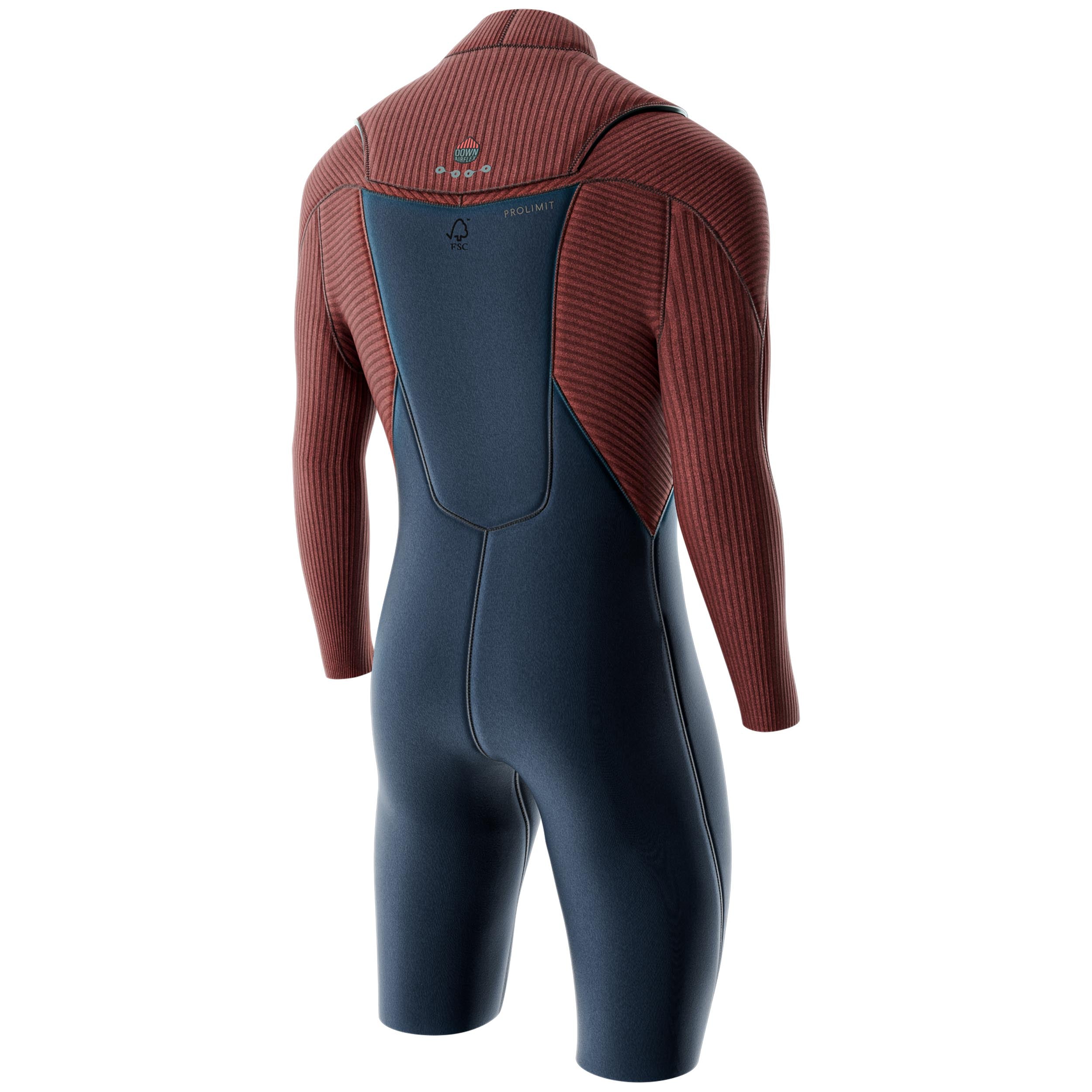 Prolimit Predator Sunset Shorty 3/2 våtdrakt herre frontzip