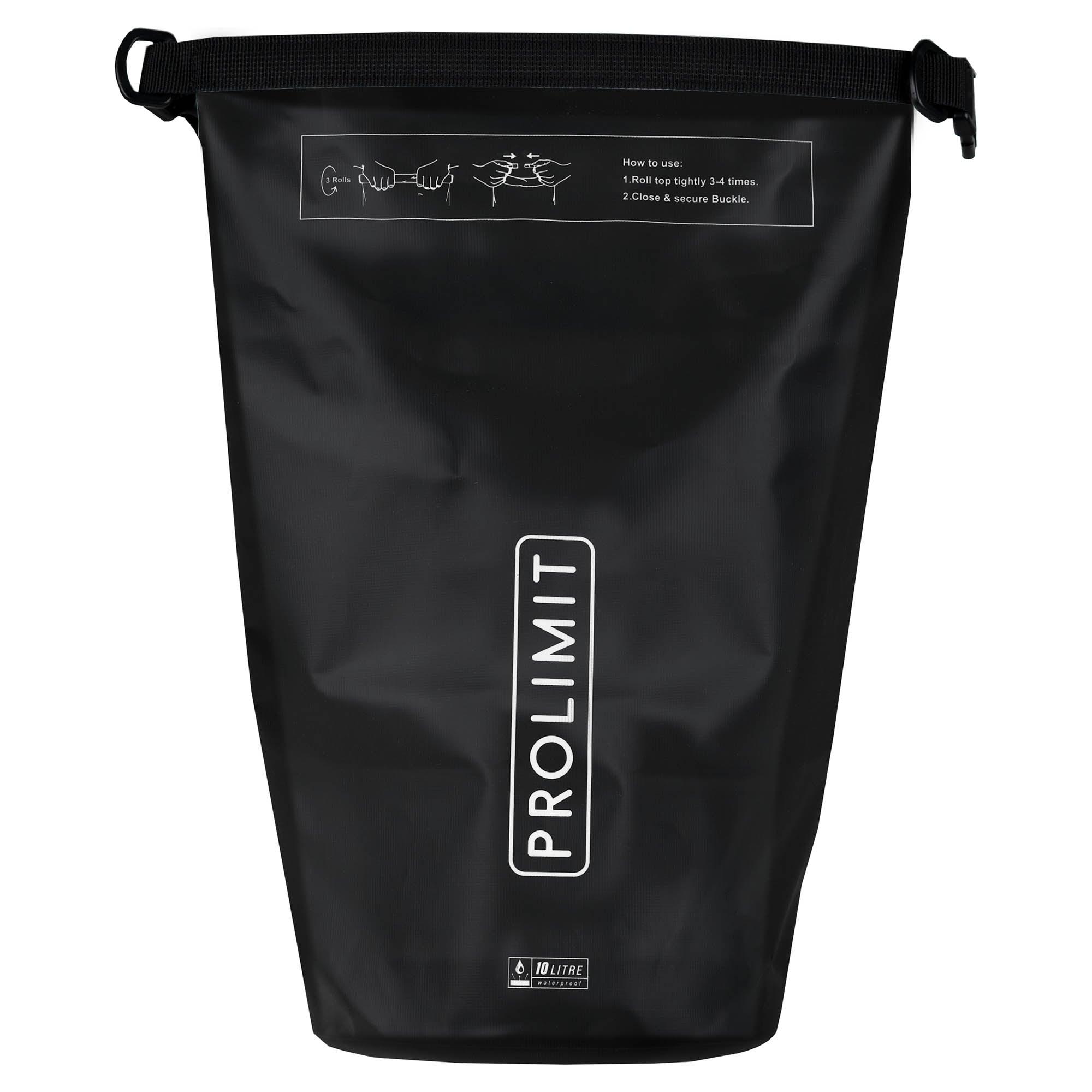Prolimit Waterproof Bag 10L drybag svart flytende
