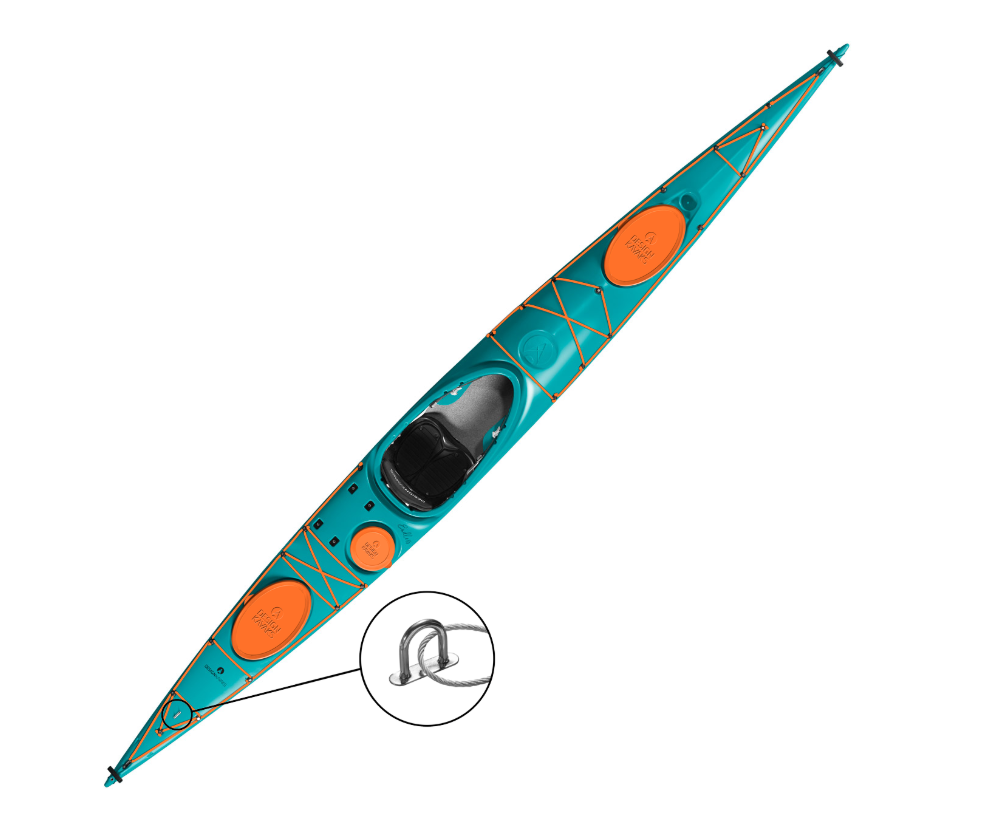 DesignKayaks låsebeslag kajakk metallbøyle