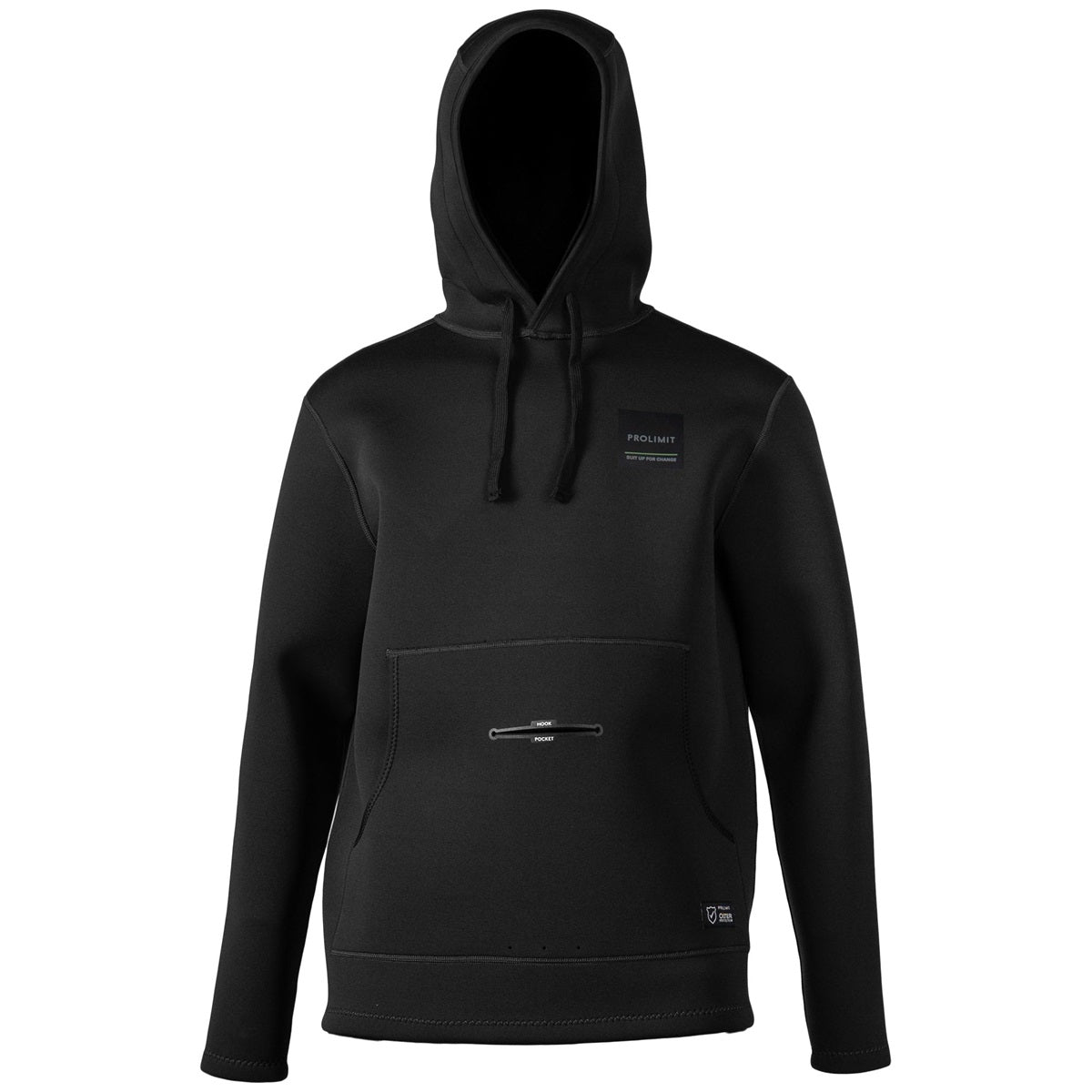 Prolimit Day Neoprene Hoody hettegenser svart S neopren