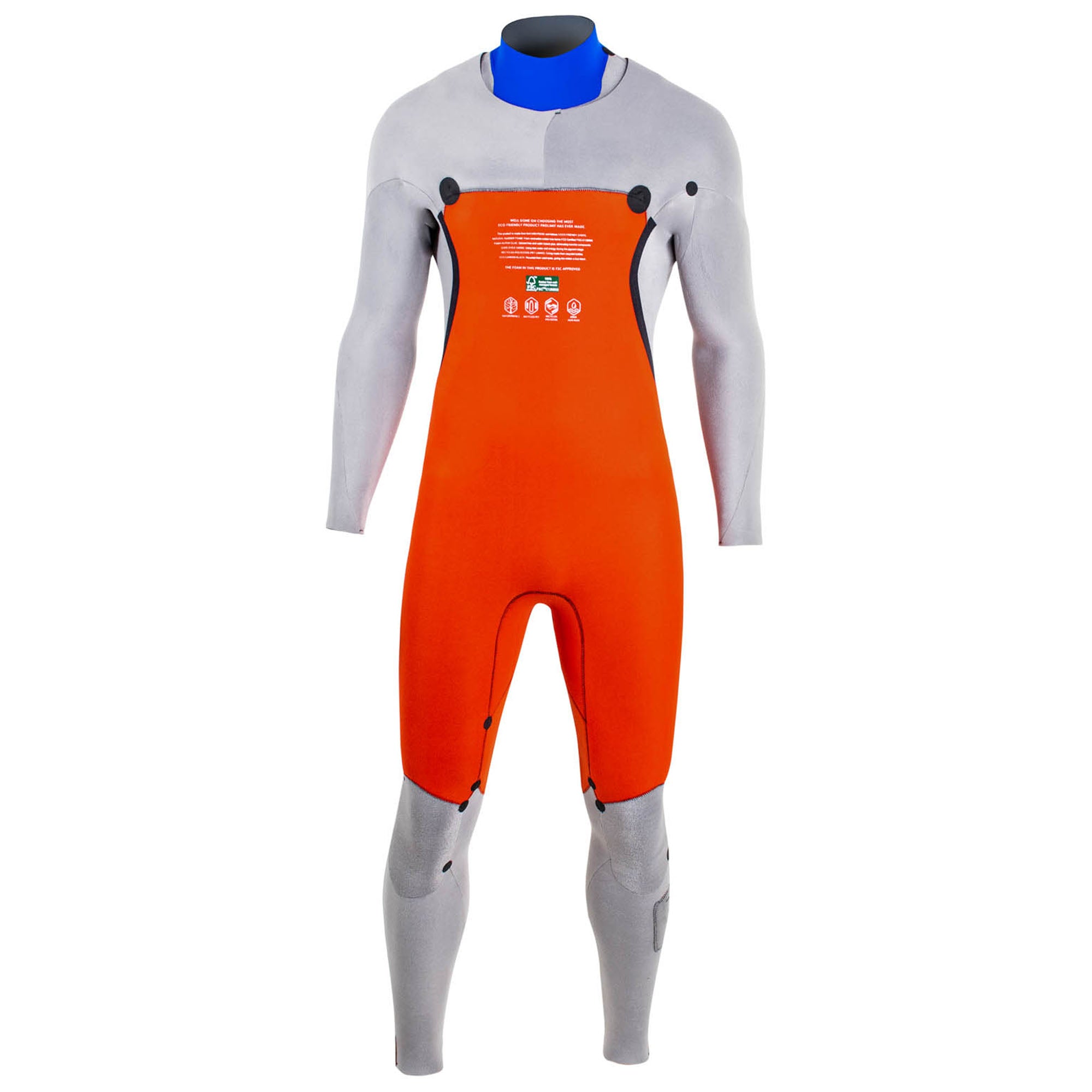 Prolimit PF2 Steamer Freezip 4/3 våtdrakt svart herre
