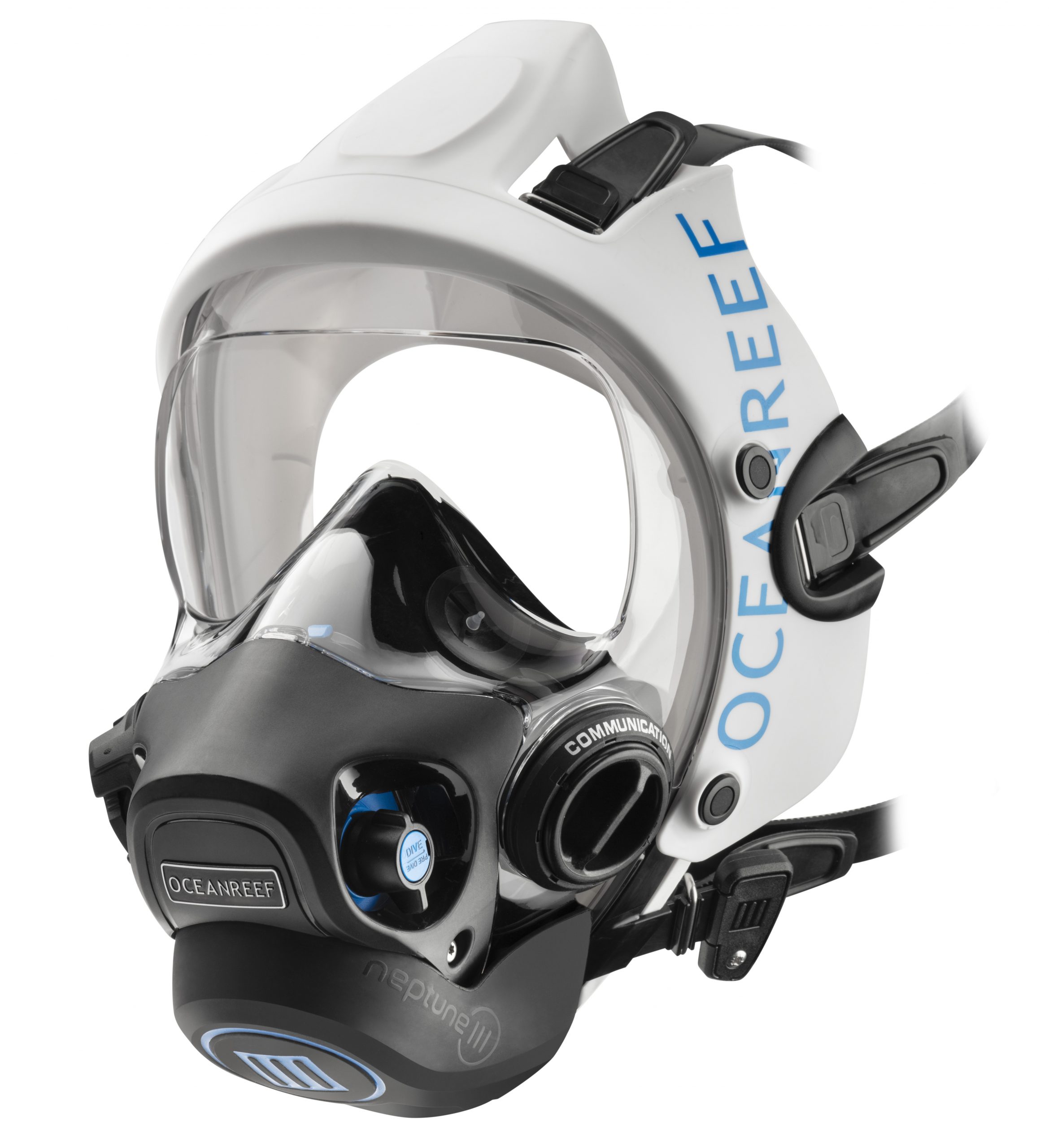 Ocean Reef Neptune III dykkemaske helmaske svart