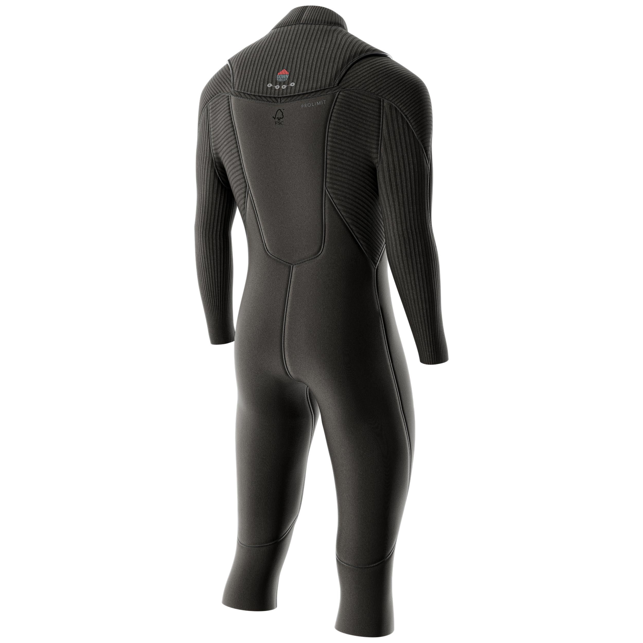 Prolimit Predator Freezip 3/2 våtdrakt svart fleksibel