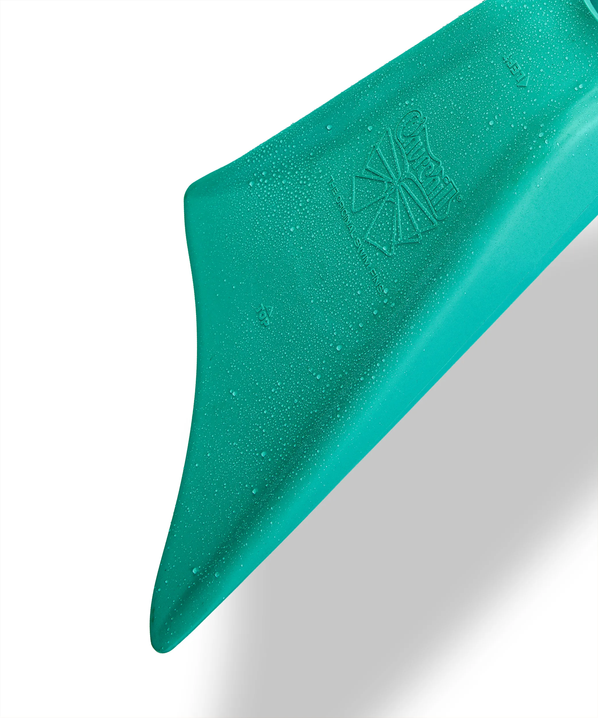 Churchill Makapuu svømmeføtter Seafoam Jade flytende
