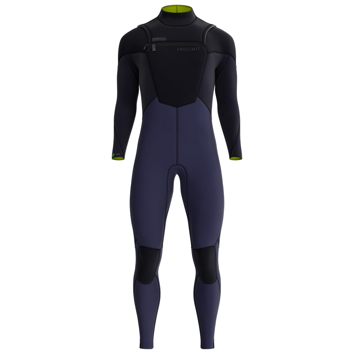 Prolimit Fusion Freezip 4/3 våtdrakt Black neoprenfri