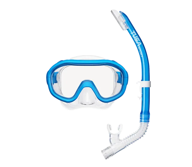 TUSA Kleio Mini Fit UC0211P snorkelsett barn med tørrsnorkel