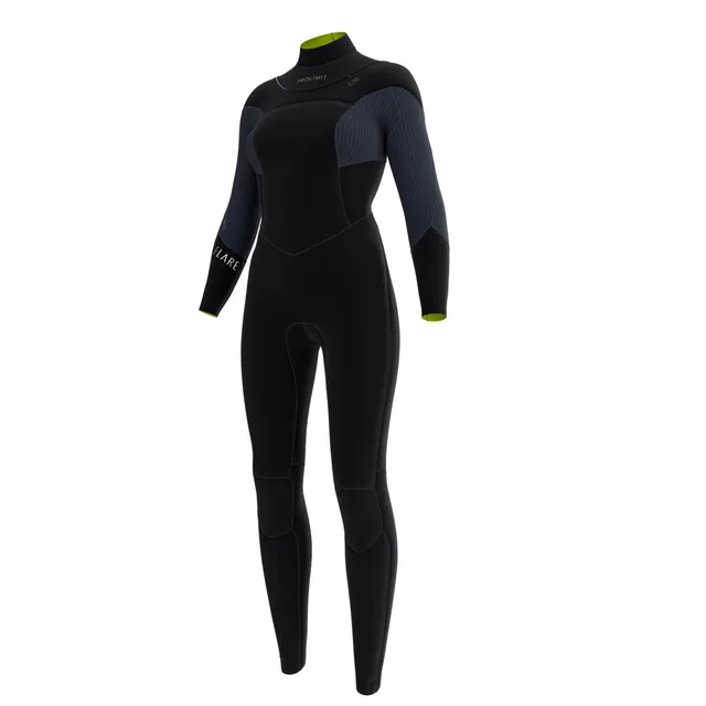 Prolimit Flare Steamer C-Zip 5/4 våtdrakt svart/marine dame