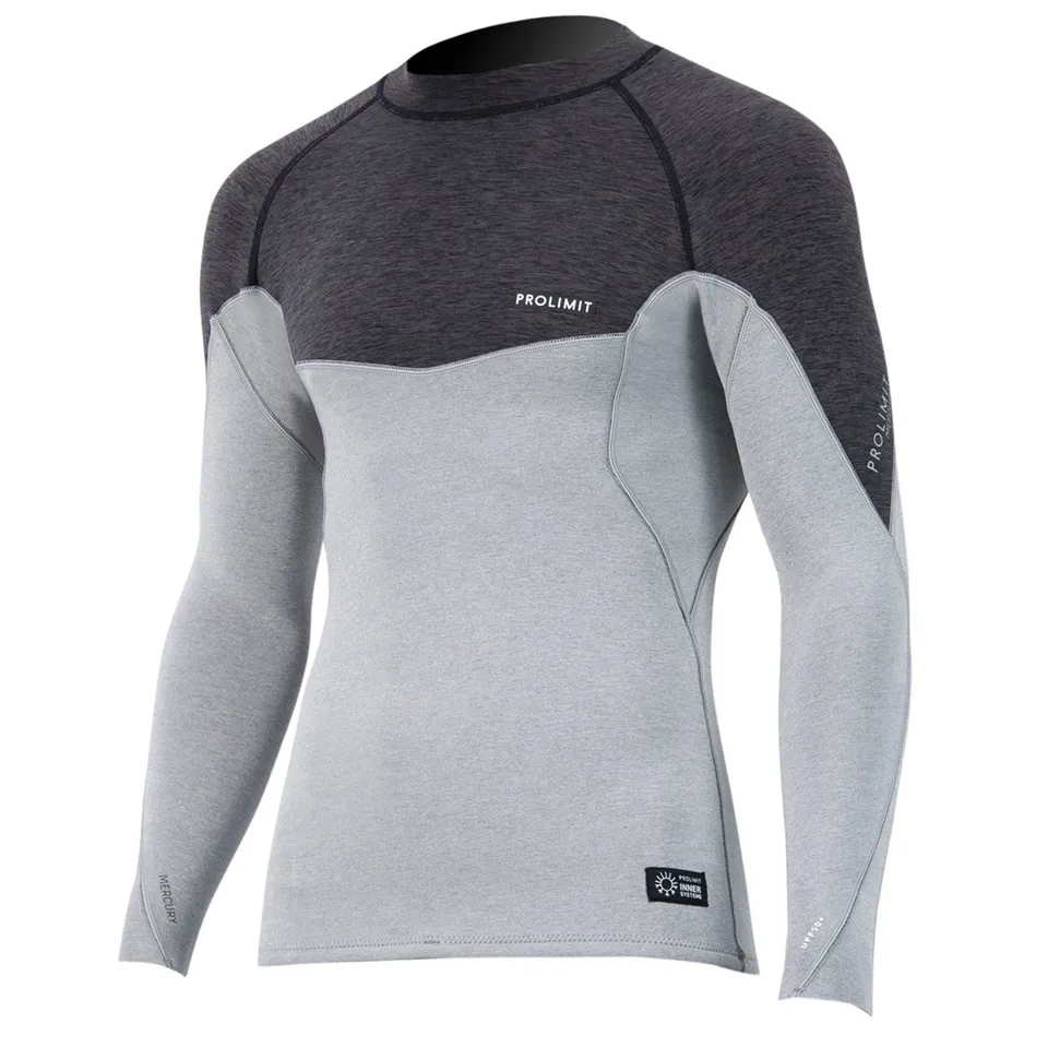 Prolimit Mercury 2mm Longarm neoprentopp Black/Grey