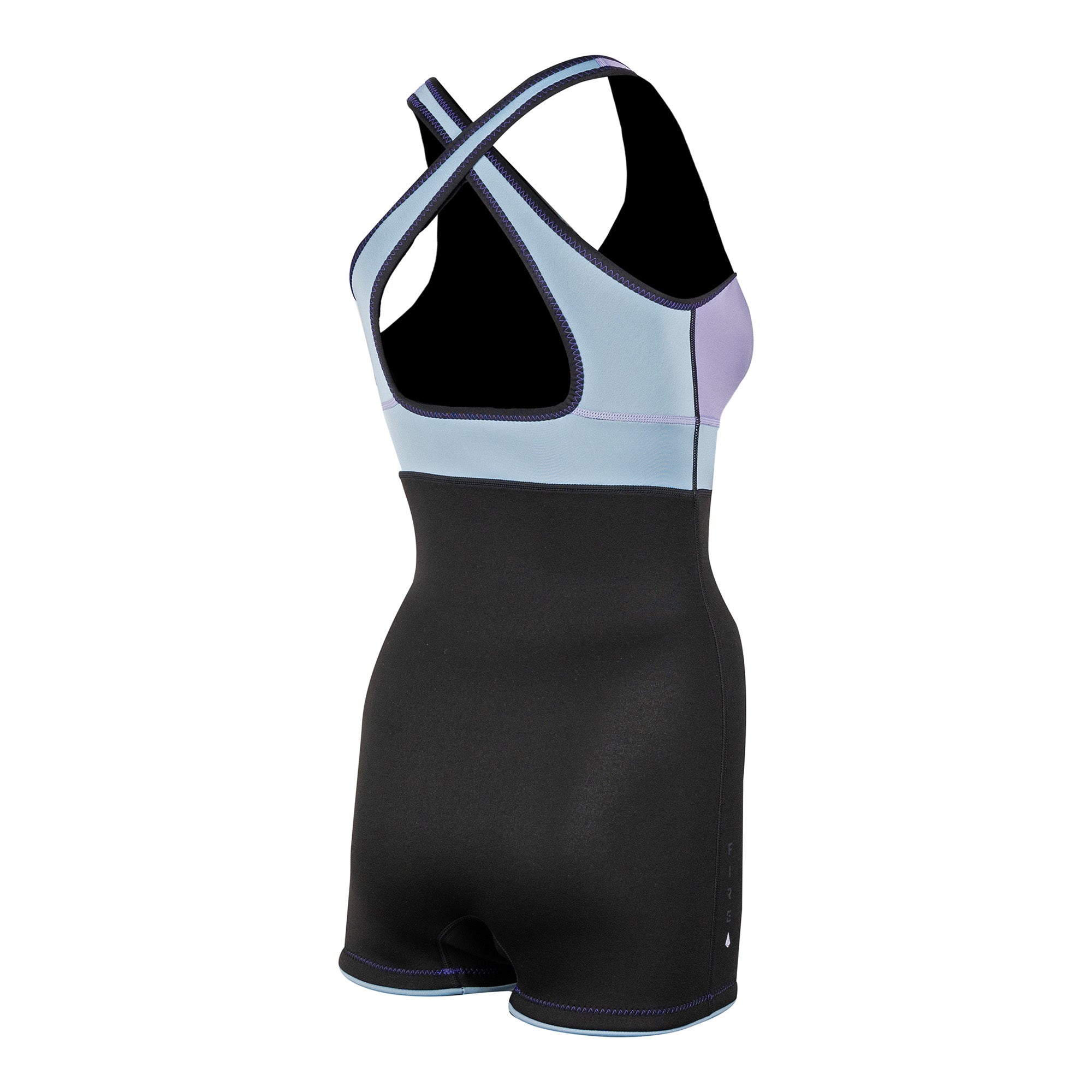 Prolimit Fire Swimsuit 2/2 shorty lavender/svart