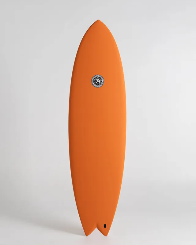 Elemnt Surf Torrino Twin midlength surfebrett kobber 6'6–7'4