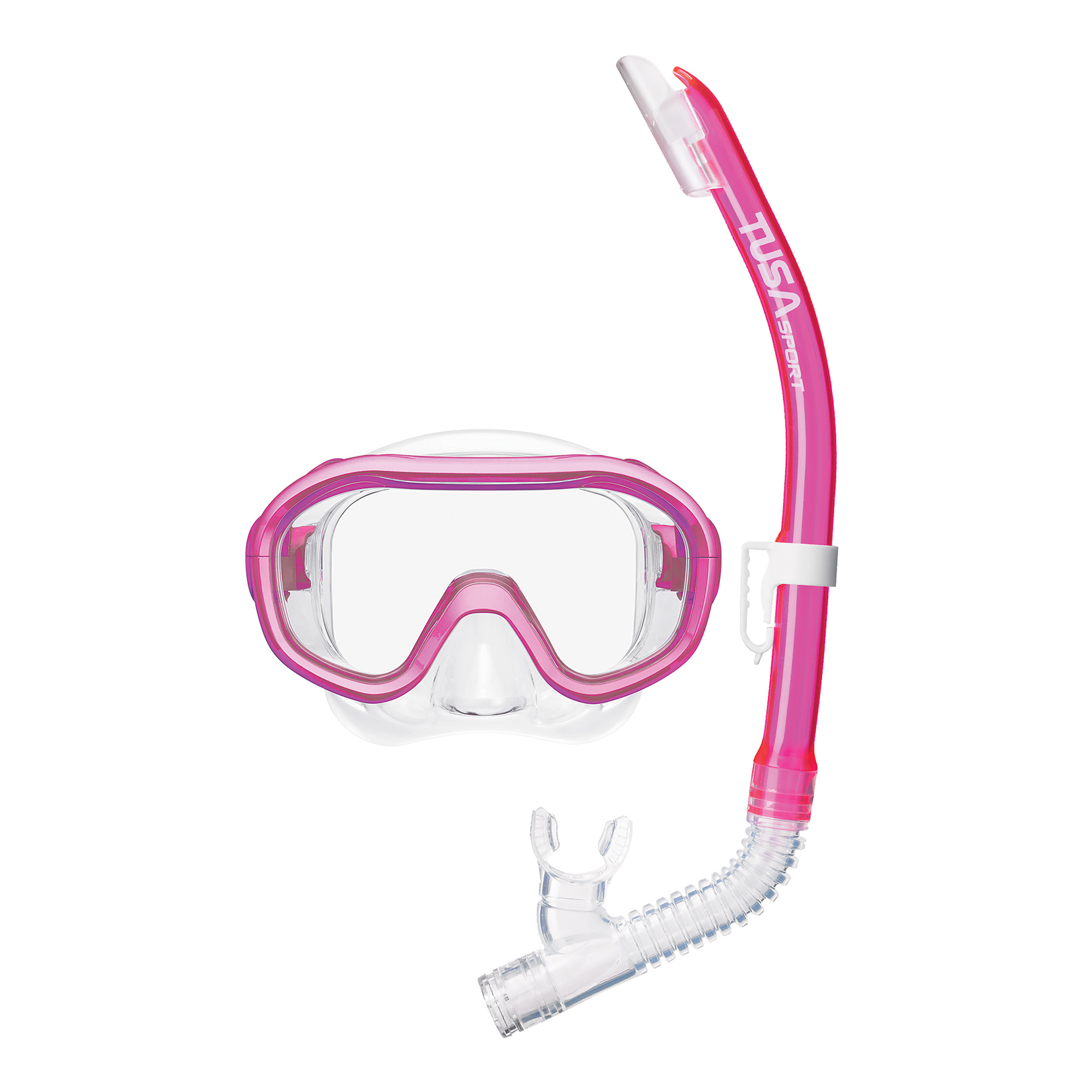 TUSA Kleio Mini Fit UC0211P snorkelsett barn med tørrsnorkel