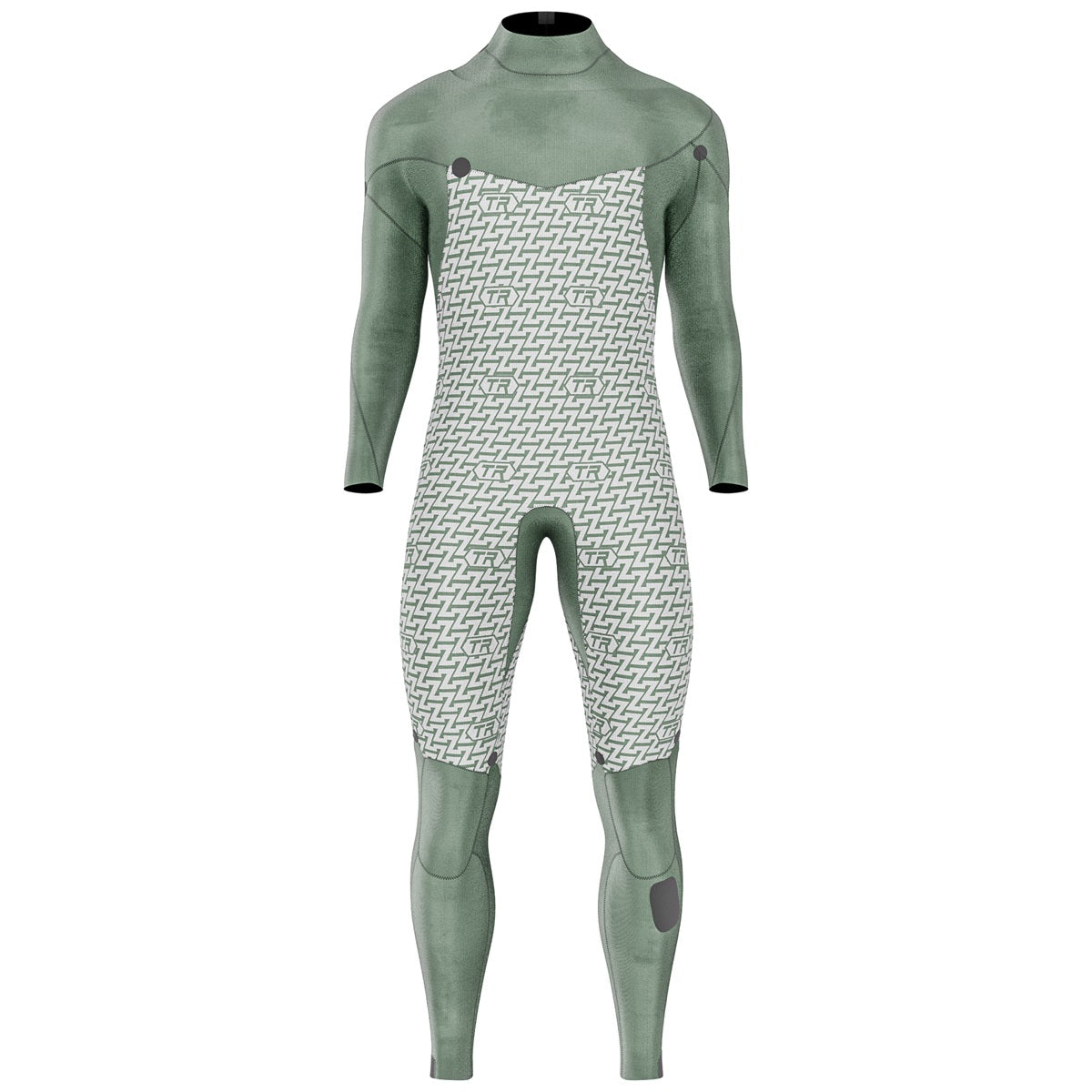 Prolimit Vapor Steamer C-Zip 5/4 våtdrakt svart/blå thermal