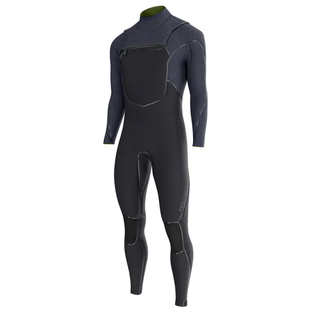 Prolimit Predator Steamer Freezip 6/4 våtdrakt svart