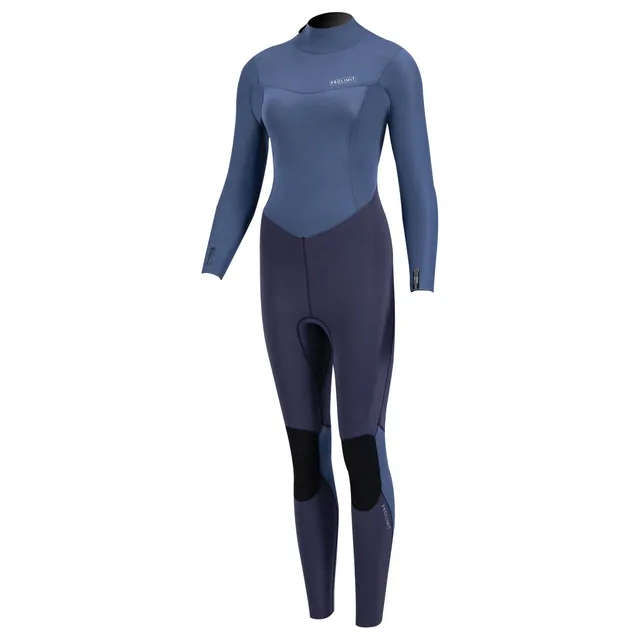 Prolimit Edge V-Backzip 5/3 våtdrakt navy/blå 38/M dame
